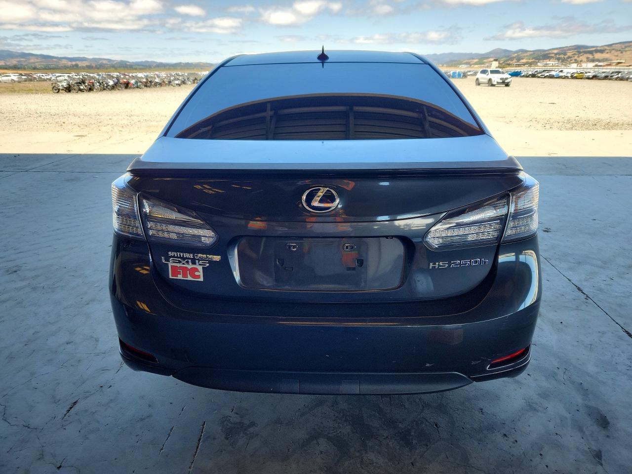 2010 Lexus Hs 250h Gray vin: JTHBB1BA2A2035996