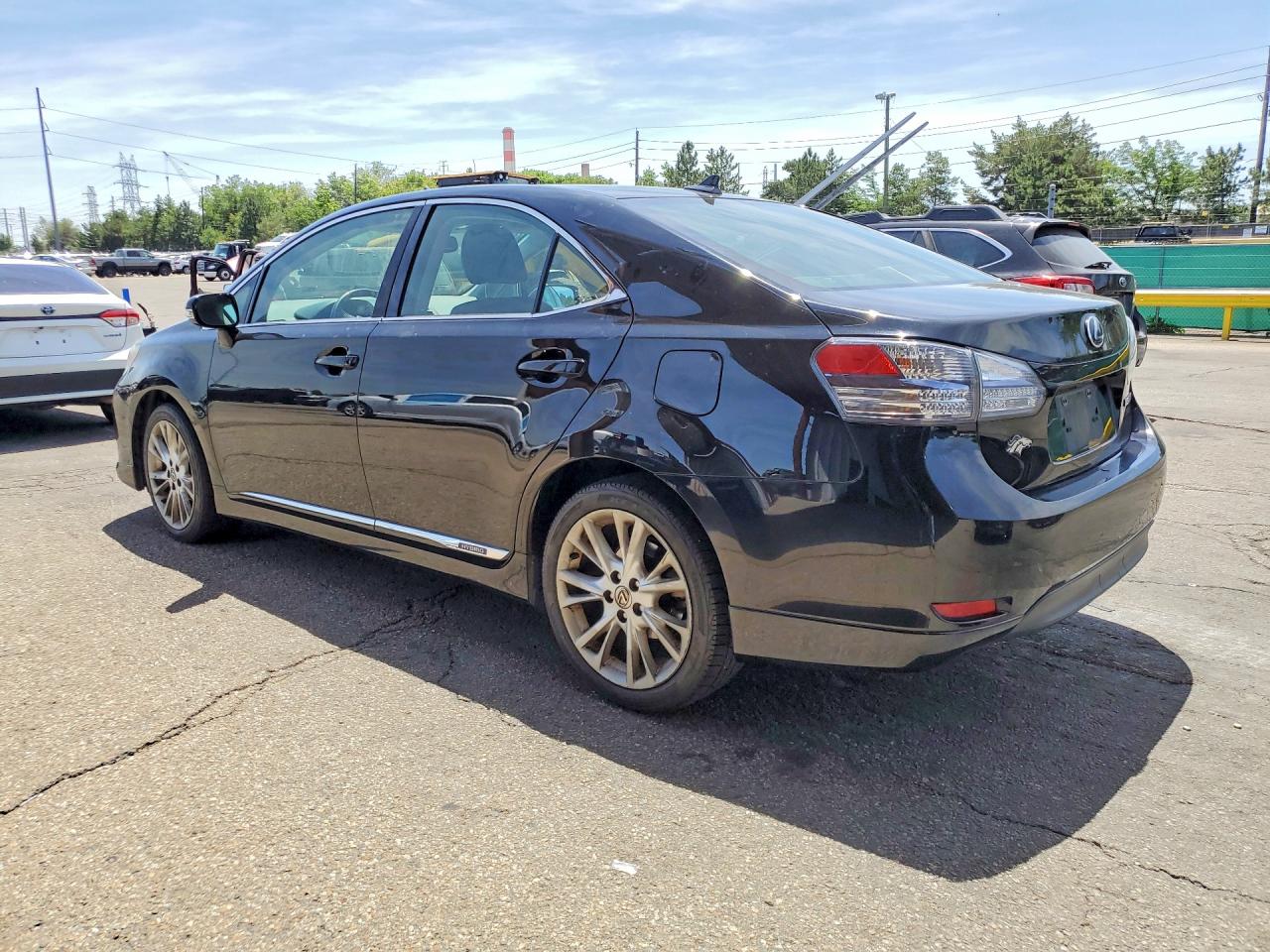 2011 Lexus Hs 250h Black vin: JTHBB1BA2B2046725