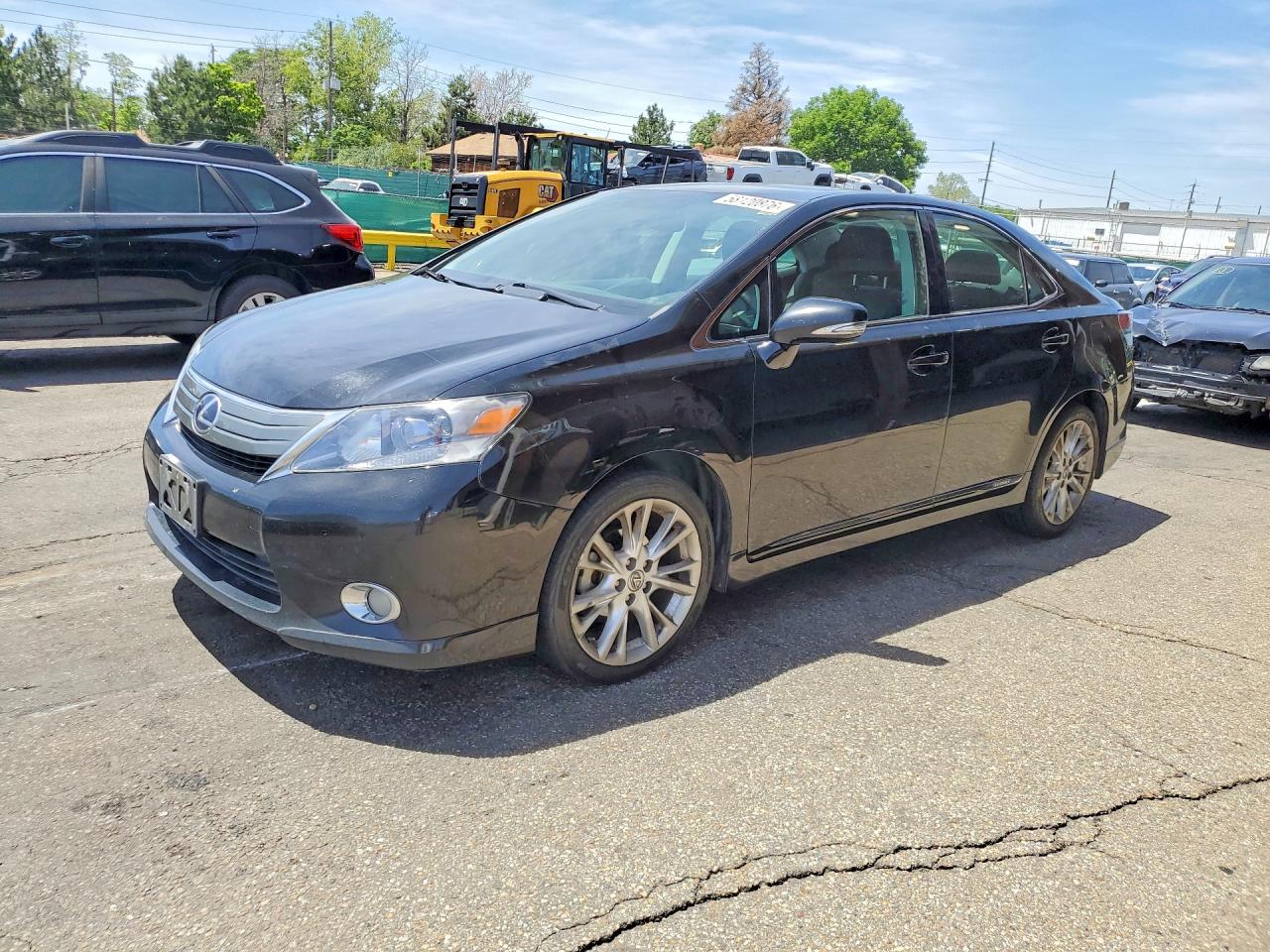 2011 Lexus Hs 250h Black vin: JTHBB1BA2B2046725