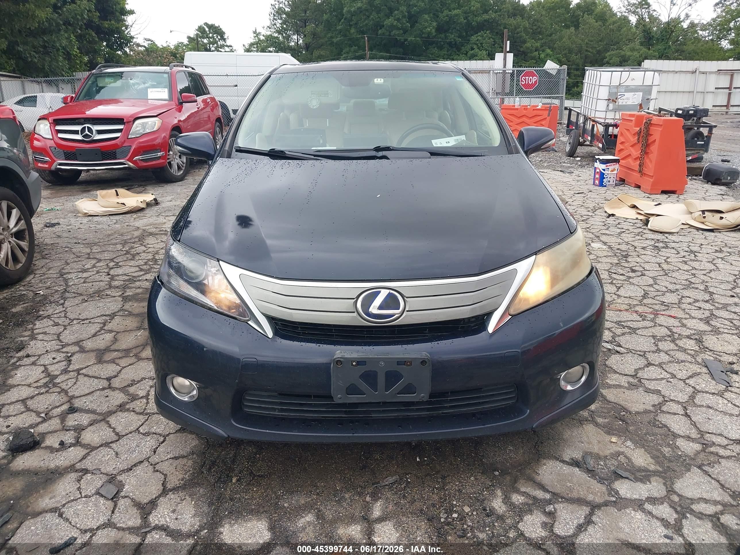 2010 Lexus Hs 250h Premium Синий vin: JTHBB1BA3A2002232