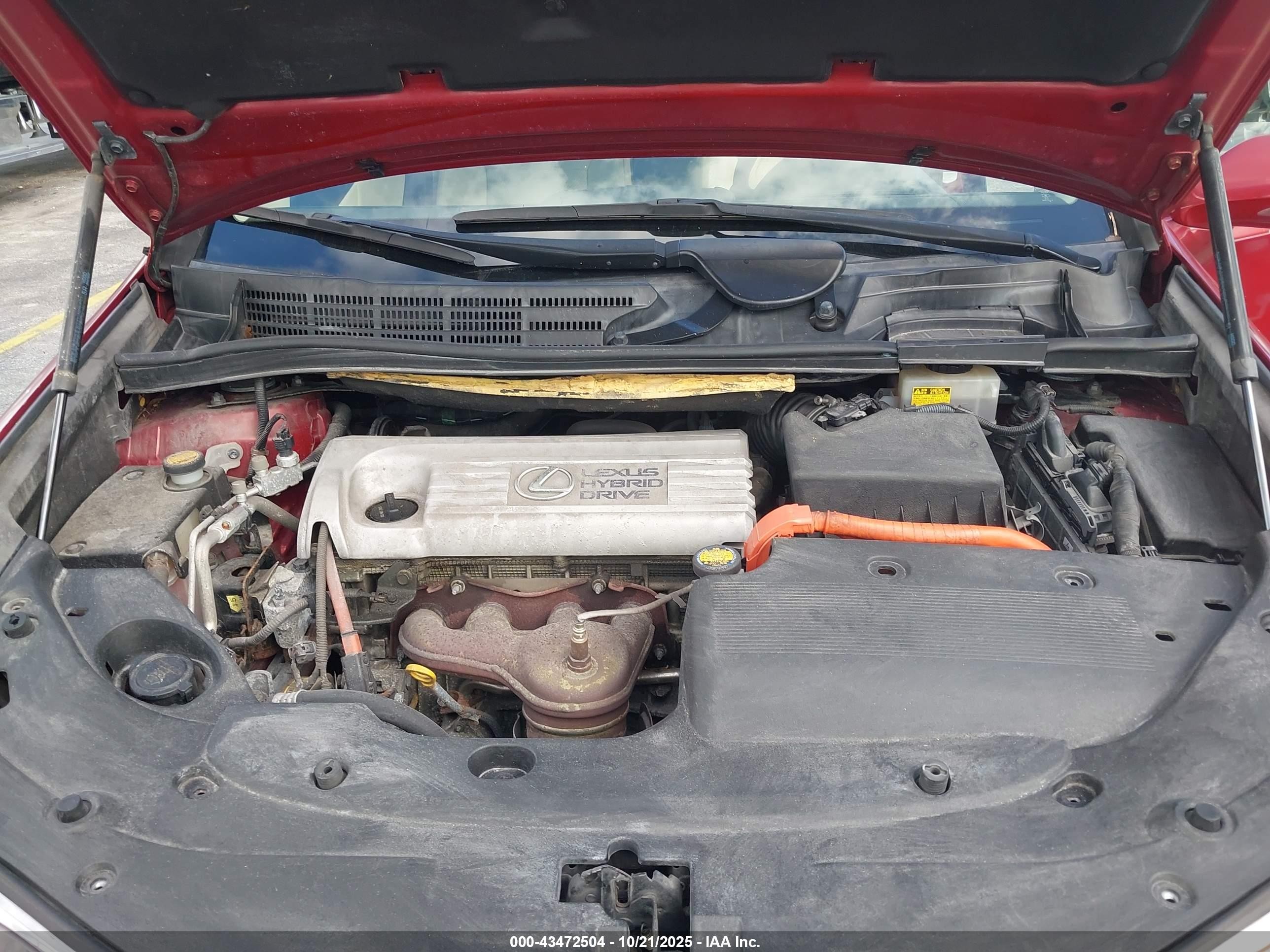 2010 Lexus Hs 250h Premium Red vin: JTHBB1BA3A2012890
