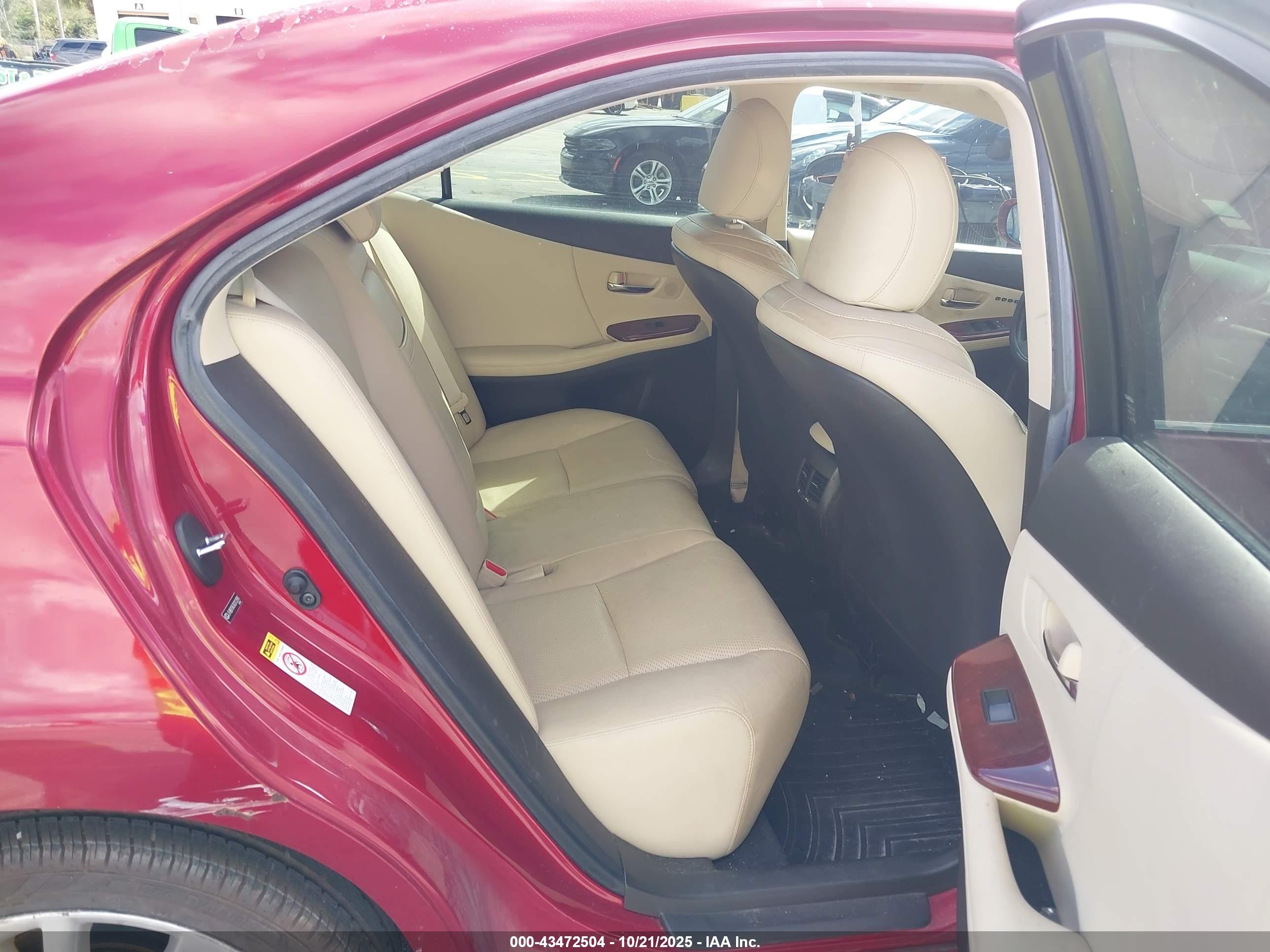 2010 Lexus Hs 250h Premium Red vin: JTHBB1BA3A2012890