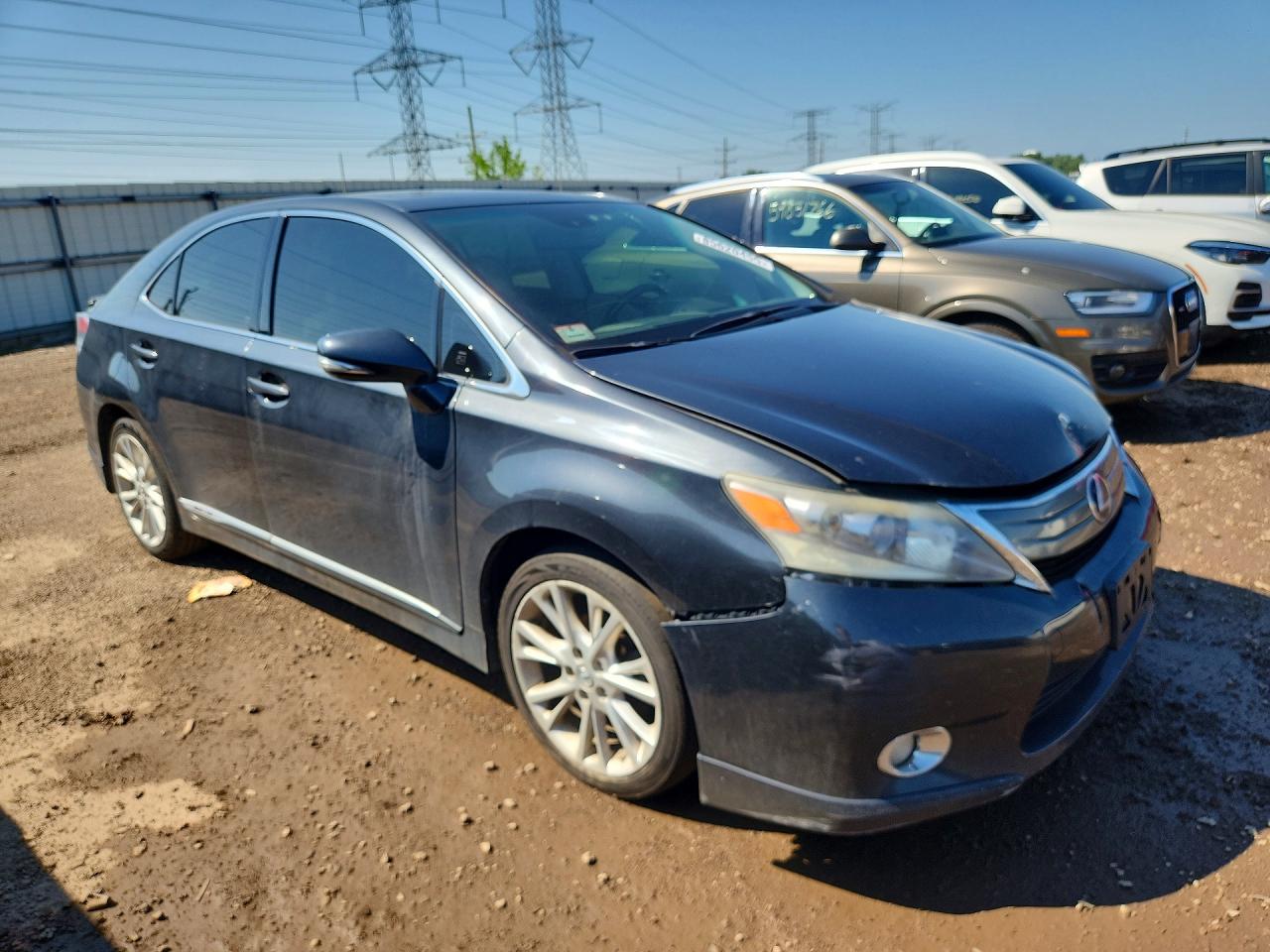 2010 Lexus Hs 250h Gray vin: JTHBB1BA3A2013134