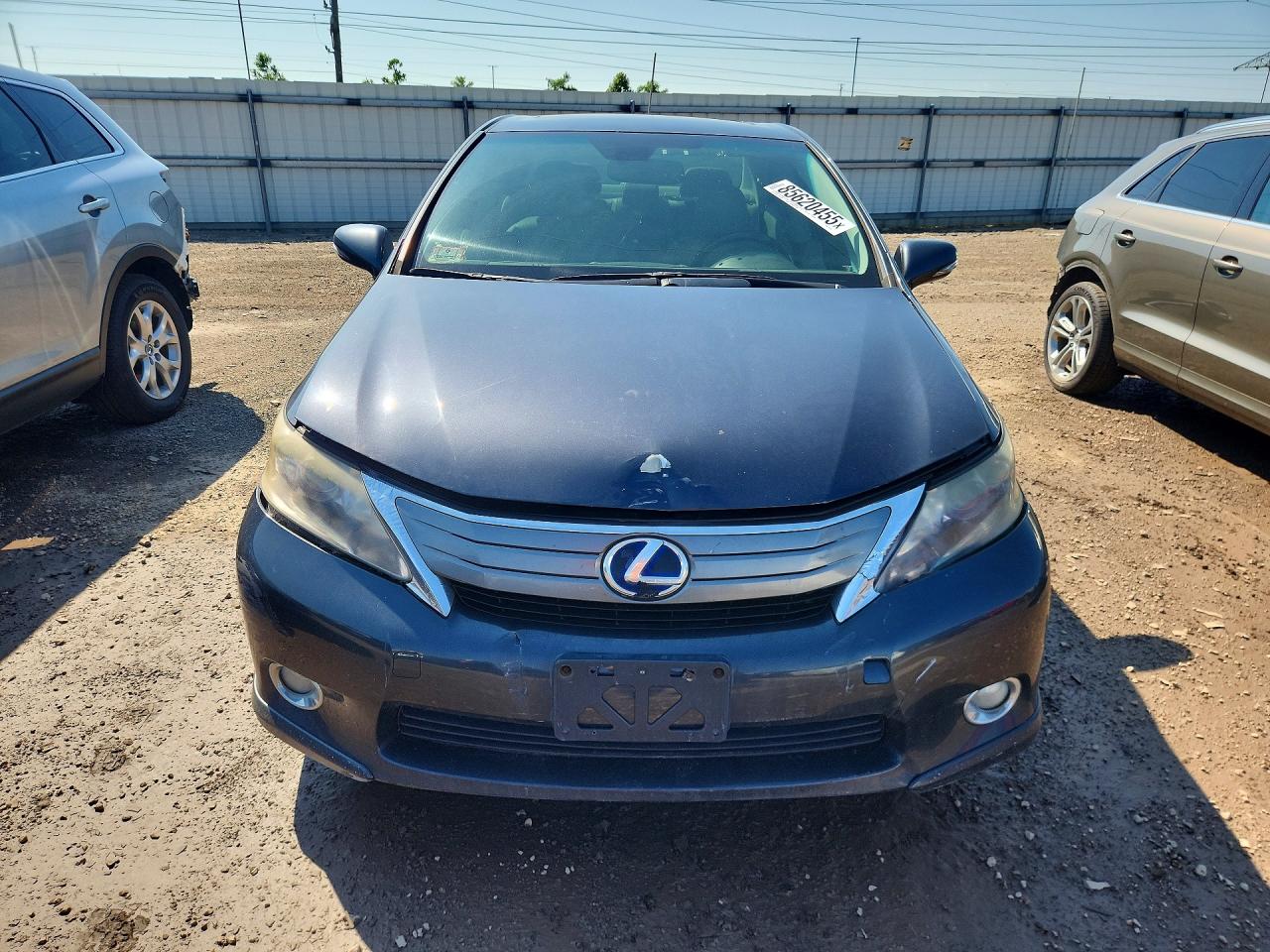 2010 Lexus Hs 250h Gray vin: JTHBB1BA3A2013134