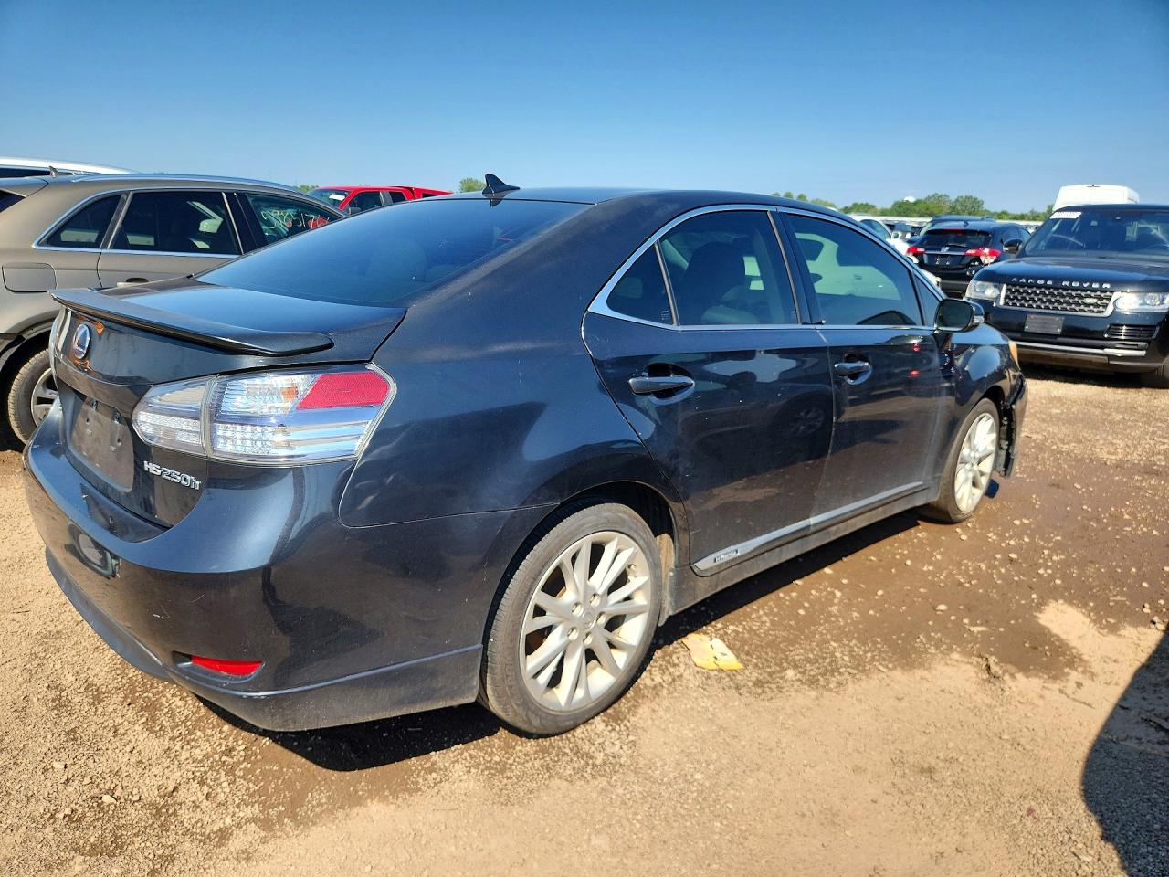 2010 Lexus Hs 250h Gray vin: JTHBB1BA3A2013134