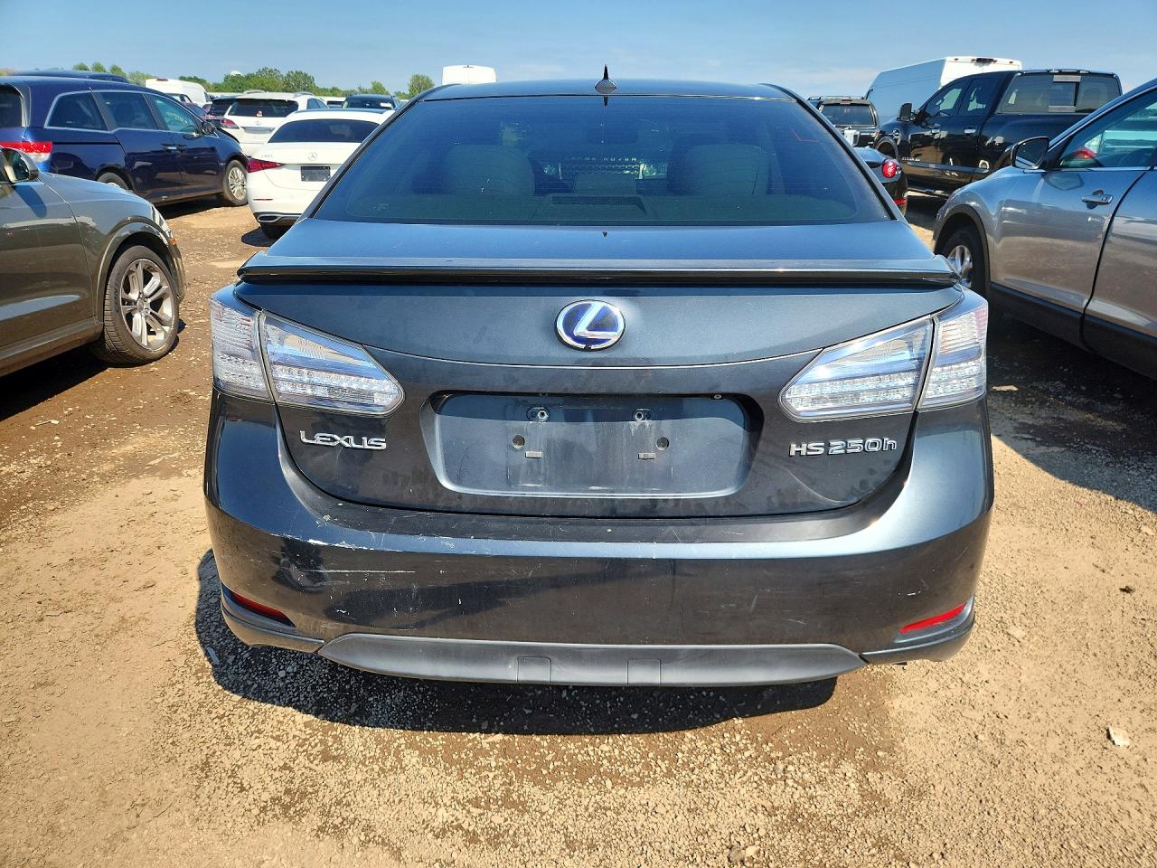 2010 Lexus Hs 250h Gray vin: JTHBB1BA3A2013134