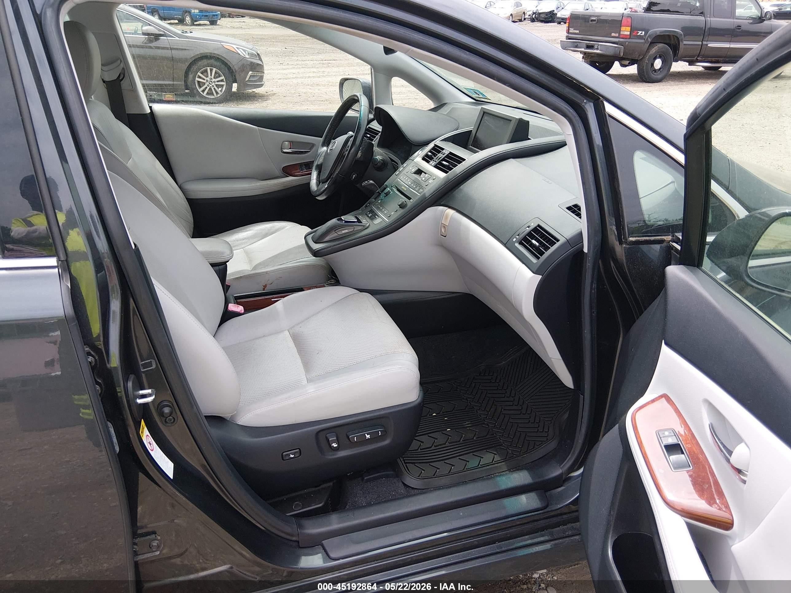 2010 Lexus Hs 250h Gray vin: JTHBB1BA3A2025347