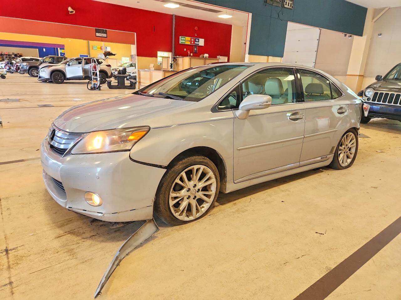 2010 Lexus Hs 250h Silver vin: JTHBB1BA3A2026109