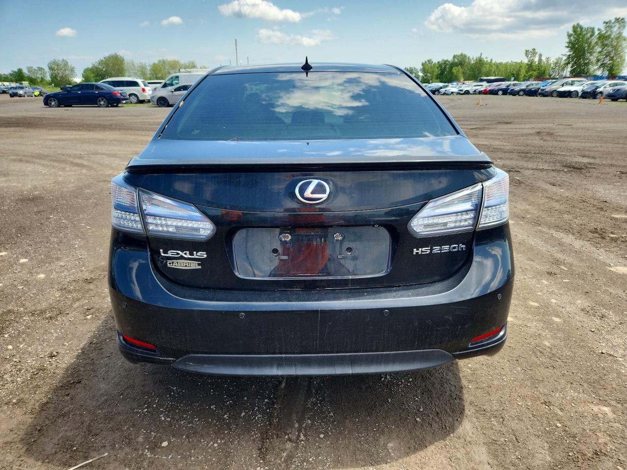 2010 Lexus Hs 250h Black vin: JTHBB1BA3A2030922