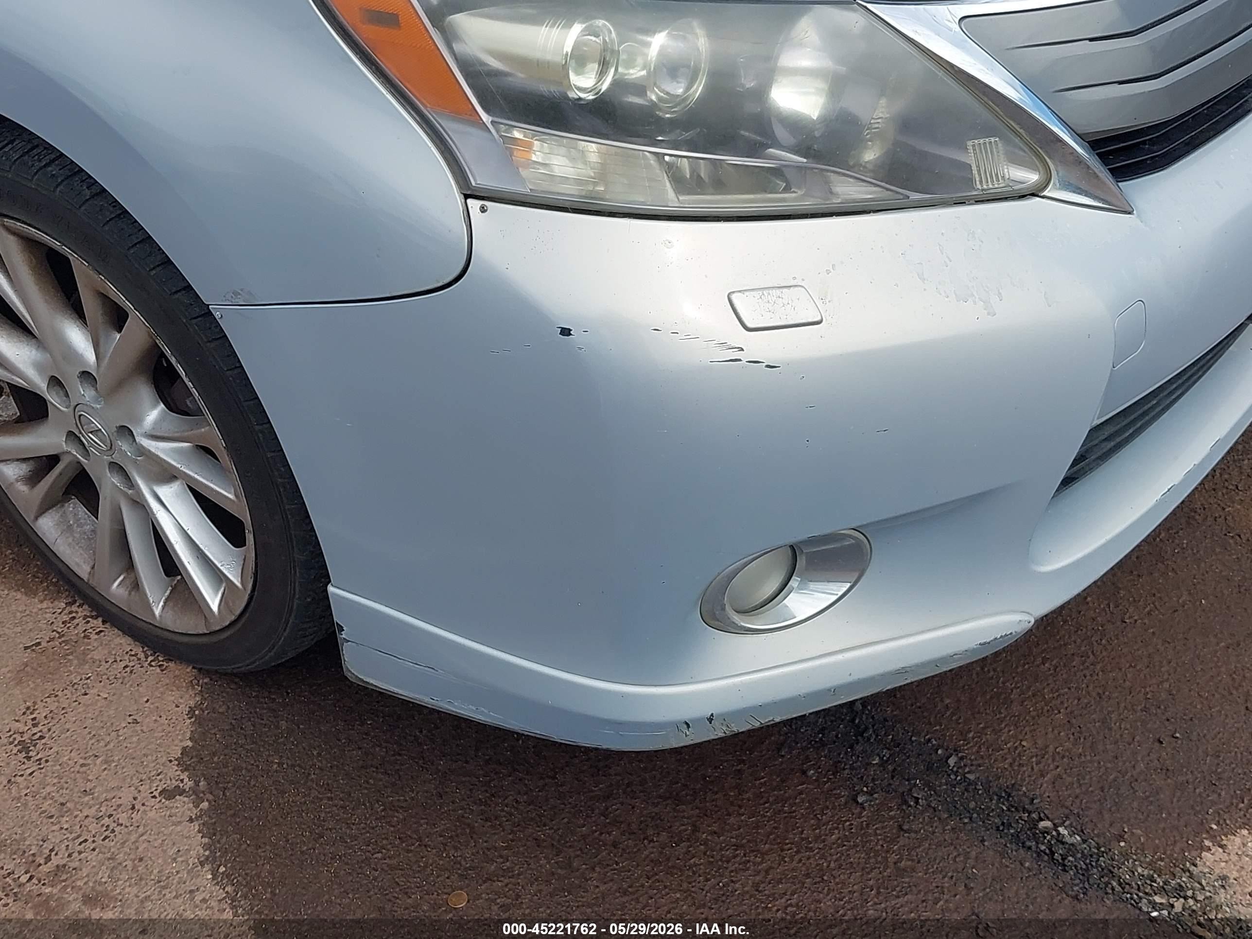 2010 Lexus Hs 250h Premium Turquoise vin: JTHBB1BA4A2002921