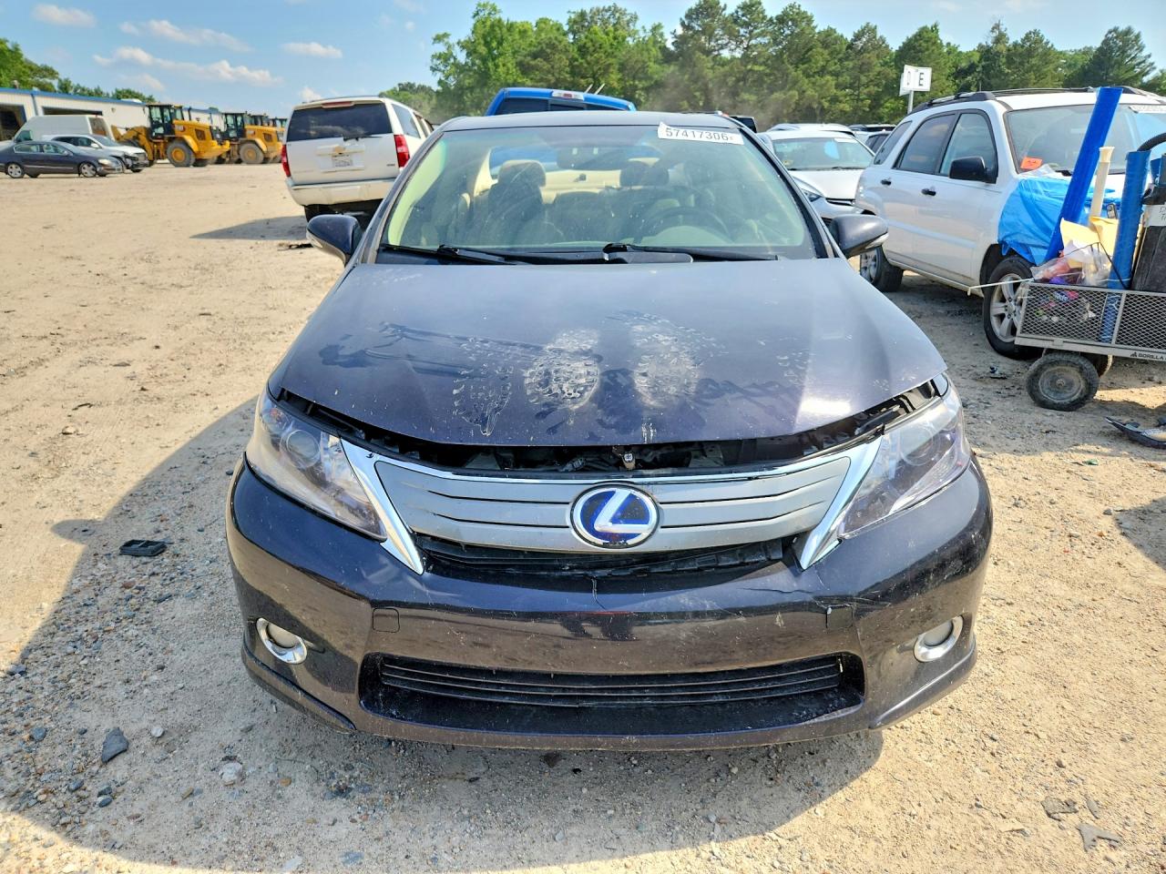2010 Lexus Hs 250h Black vin: JTHBB1BA4A2007908