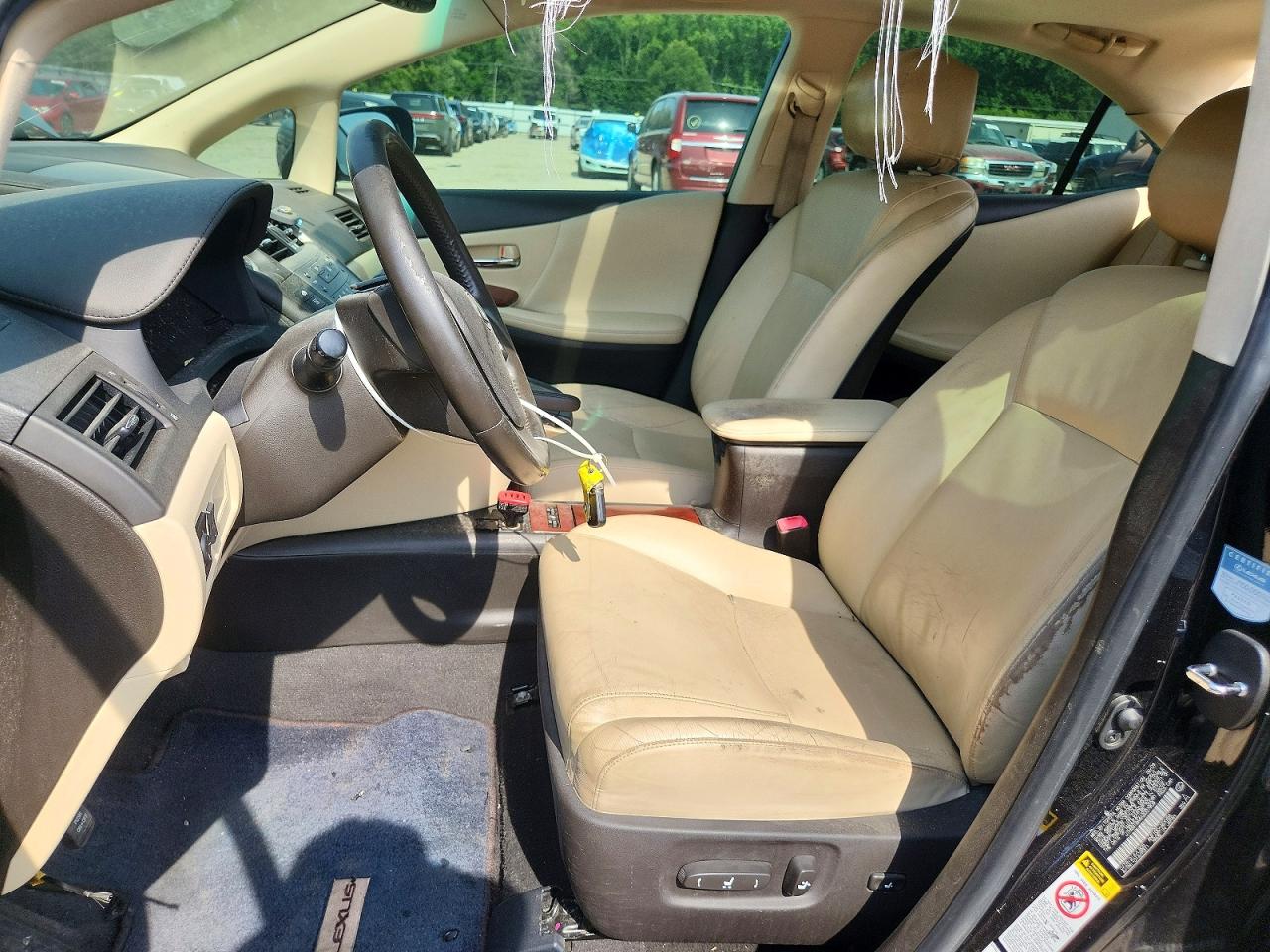 2010 Lexus Hs 250h Black vin: JTHBB1BA4A2007908