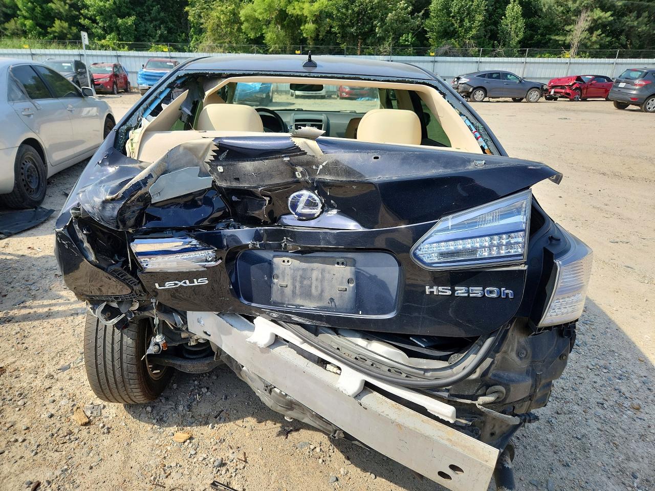 2010 Lexus Hs 250h Black vin: JTHBB1BA4A2007908
