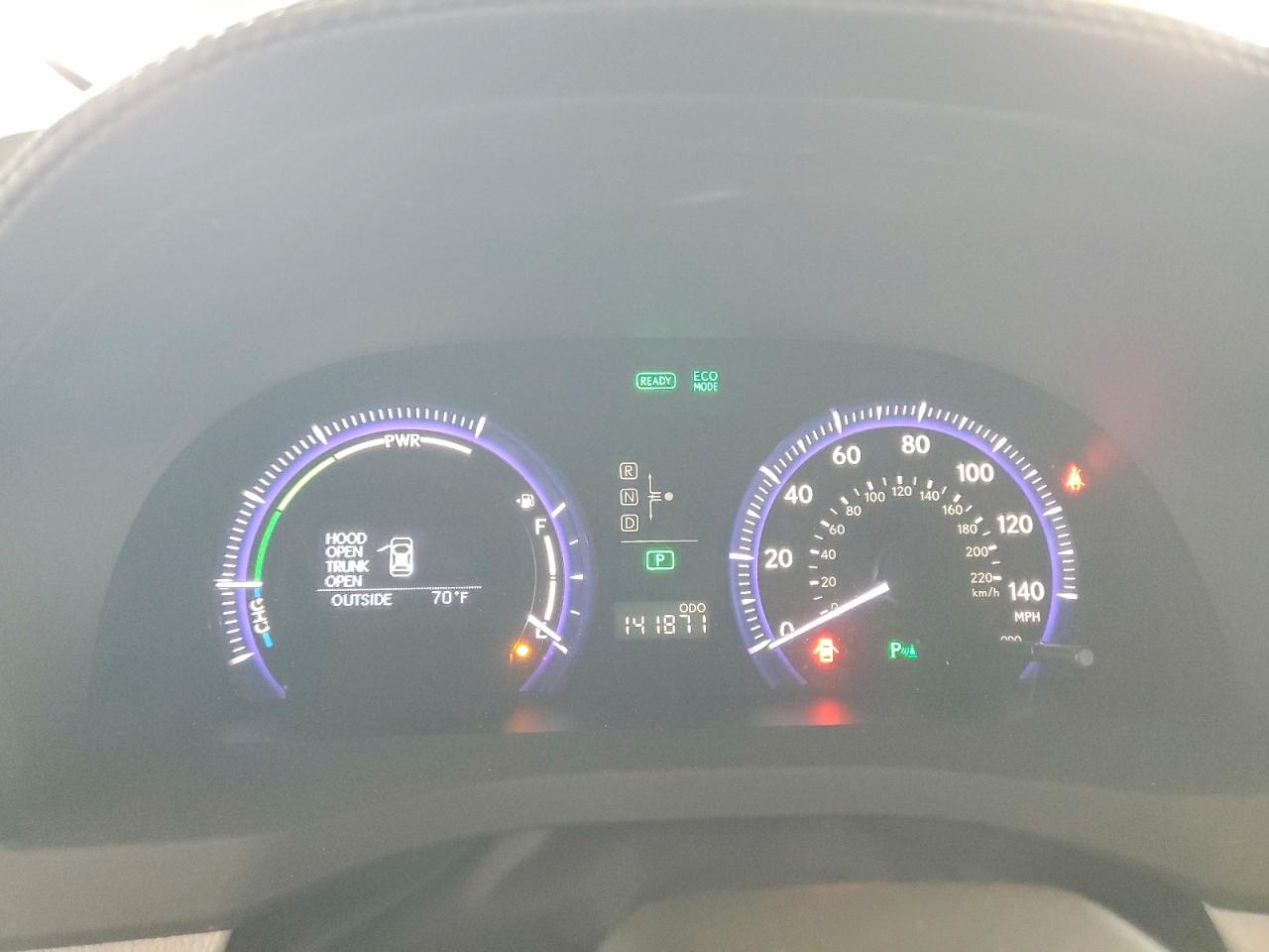 2010 Lexus Hs 250h Blue vin: JTHBB1BA4A2009819