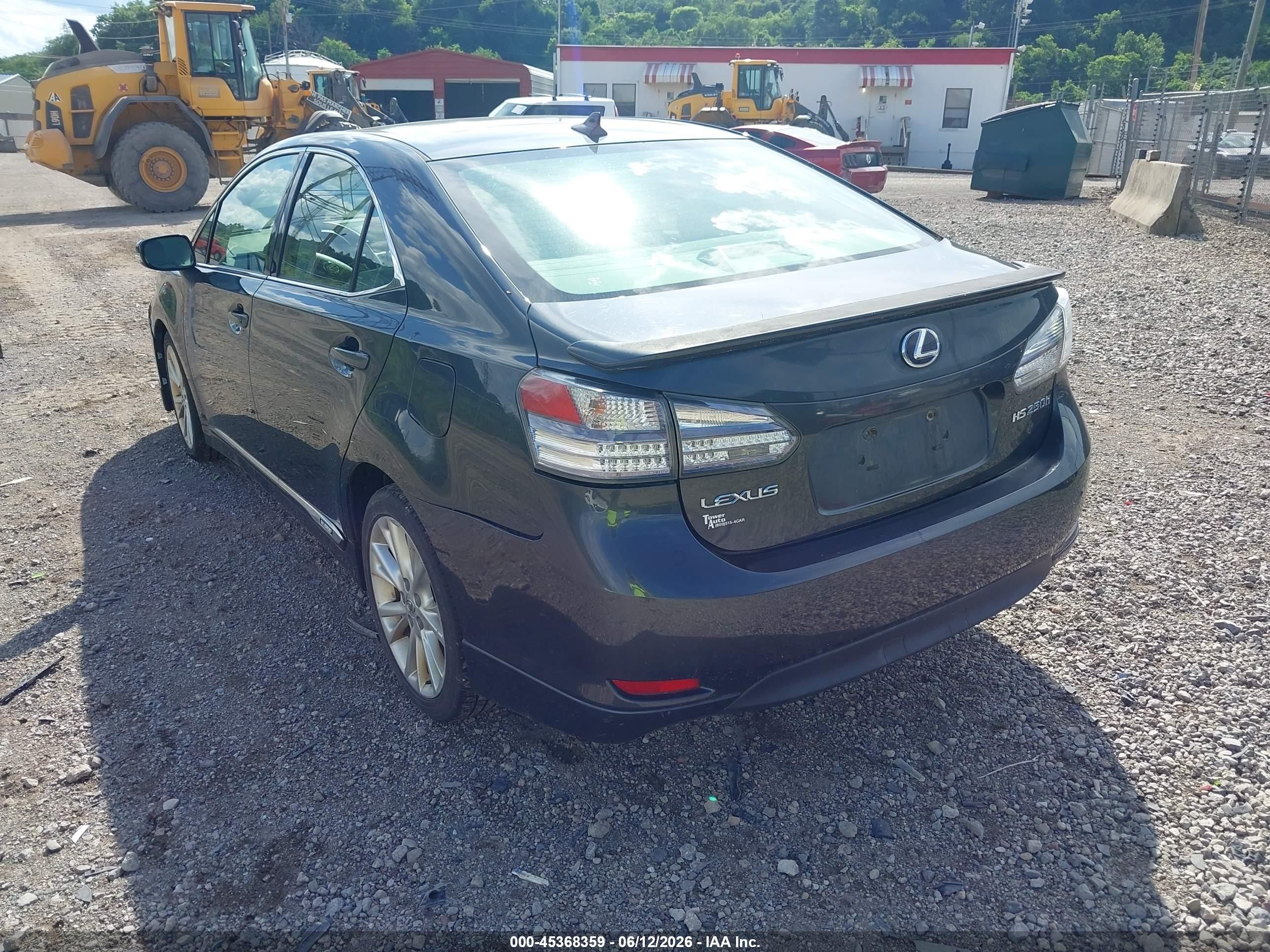 2010 Lexus Hs 250h Premium Black vin: JTHBB1BA4A2015605