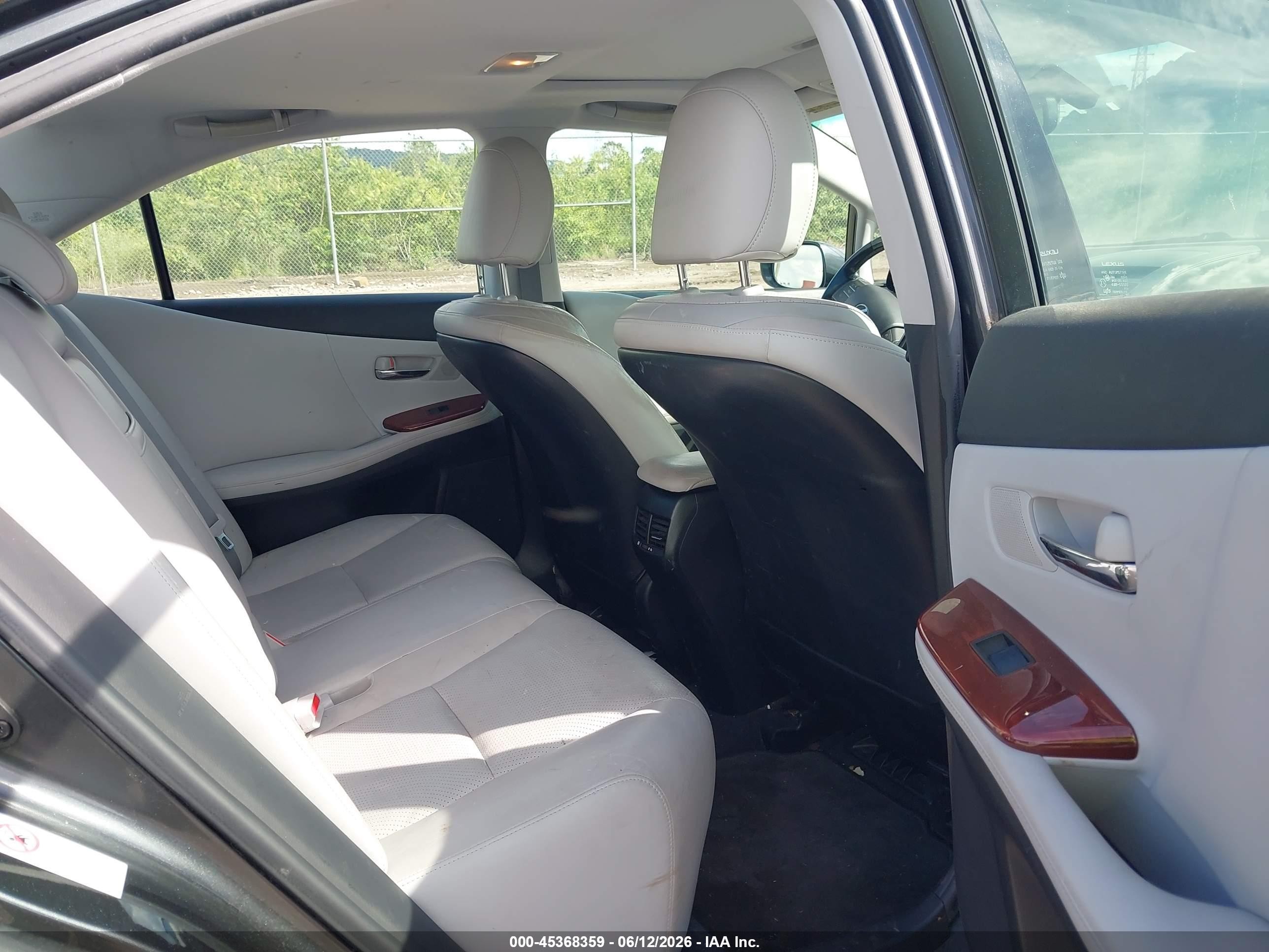 2010 Lexus Hs 250h Premium Black vin: JTHBB1BA4A2015605
