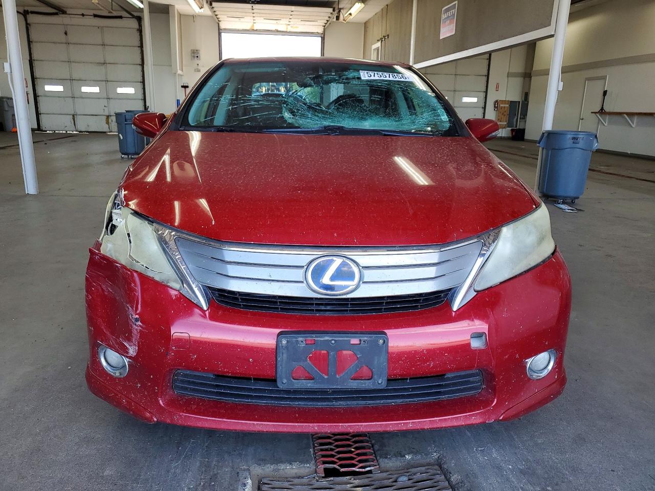 2010 Lexus Hs 250h Burgundy vin: JTHBB1BA4A2028645