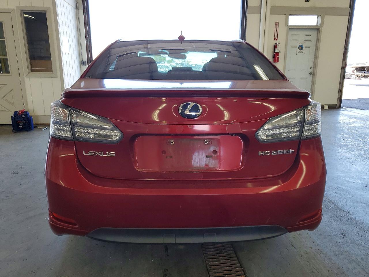 2010 Lexus Hs 250h Burgundy vin: JTHBB1BA4A2028645