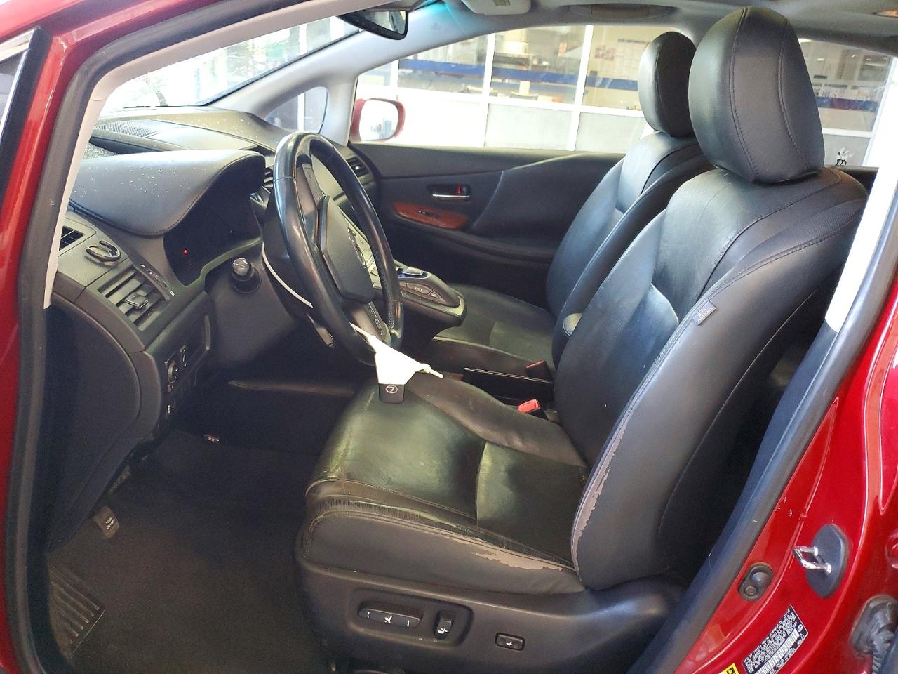 2010 Lexus Hs 250h Burgundy vin: JTHBB1BA4A2028645