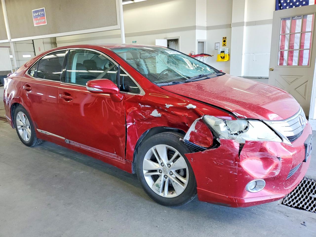 2010 Lexus Hs 250h Burgundy vin: JTHBB1BA4A2028645