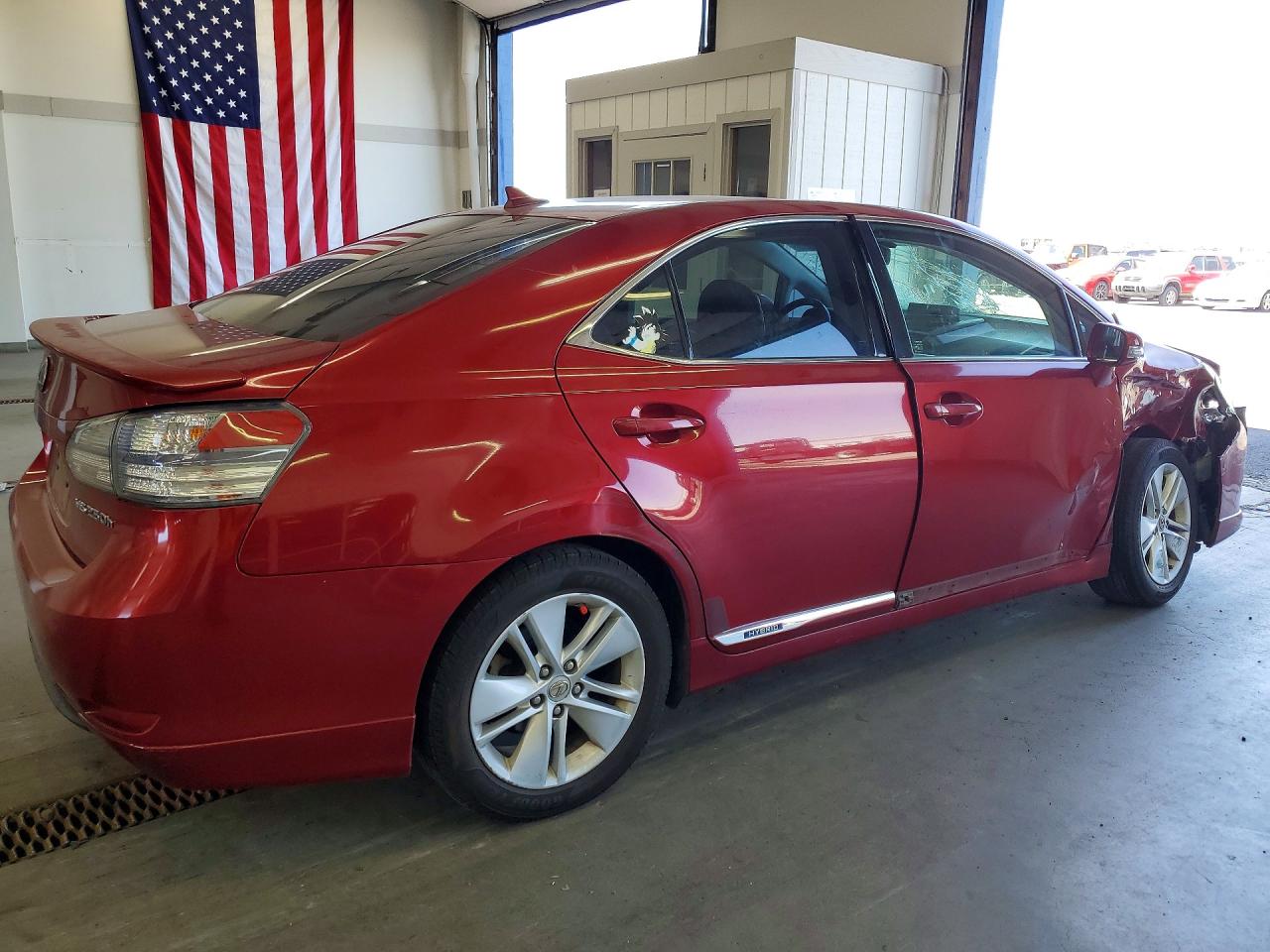 2010 Lexus Hs 250h Burgundy vin: JTHBB1BA4A2028645