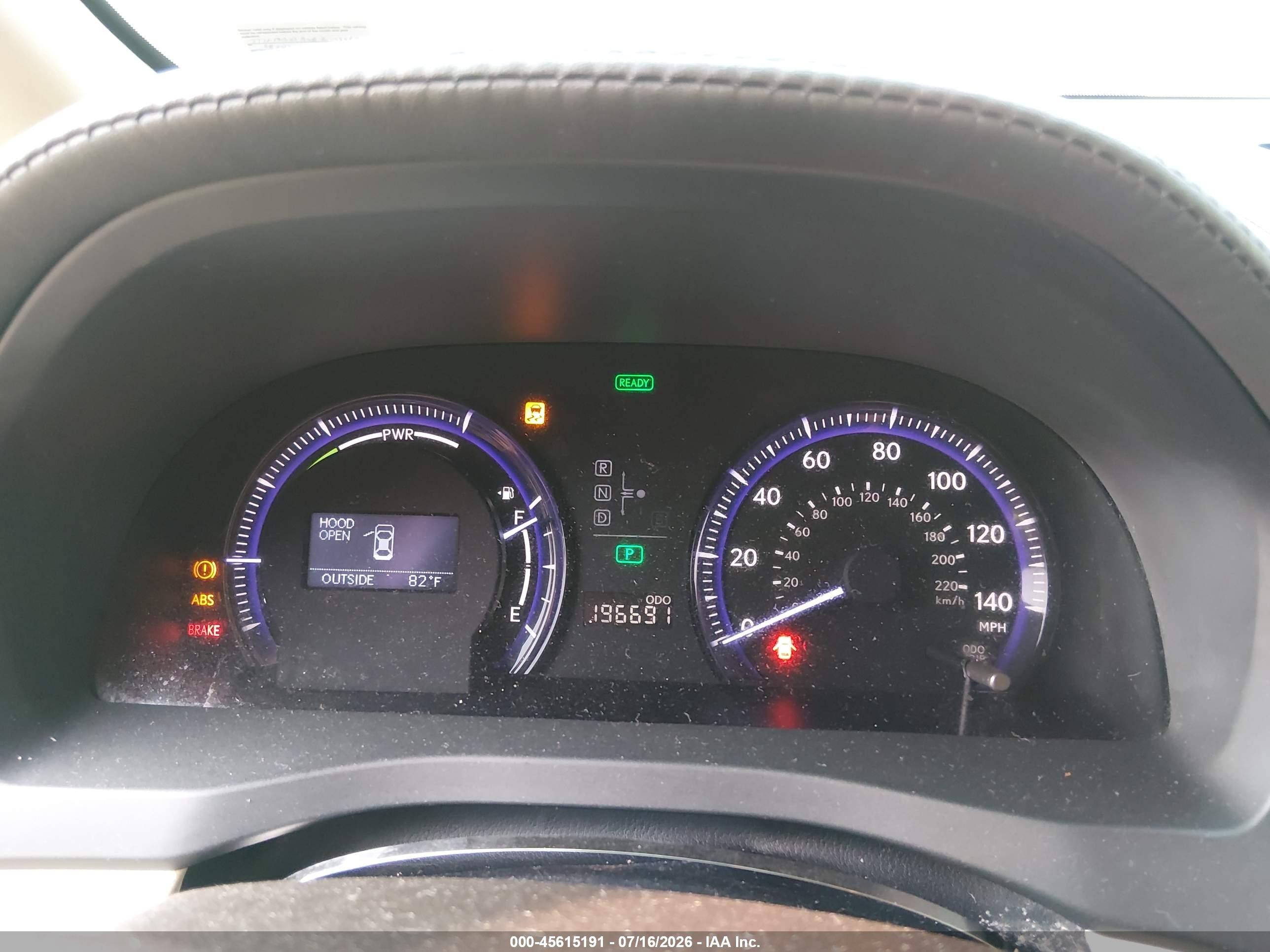 2011 Lexus Hs 250h White vin: JTHBB1BA4B2043969