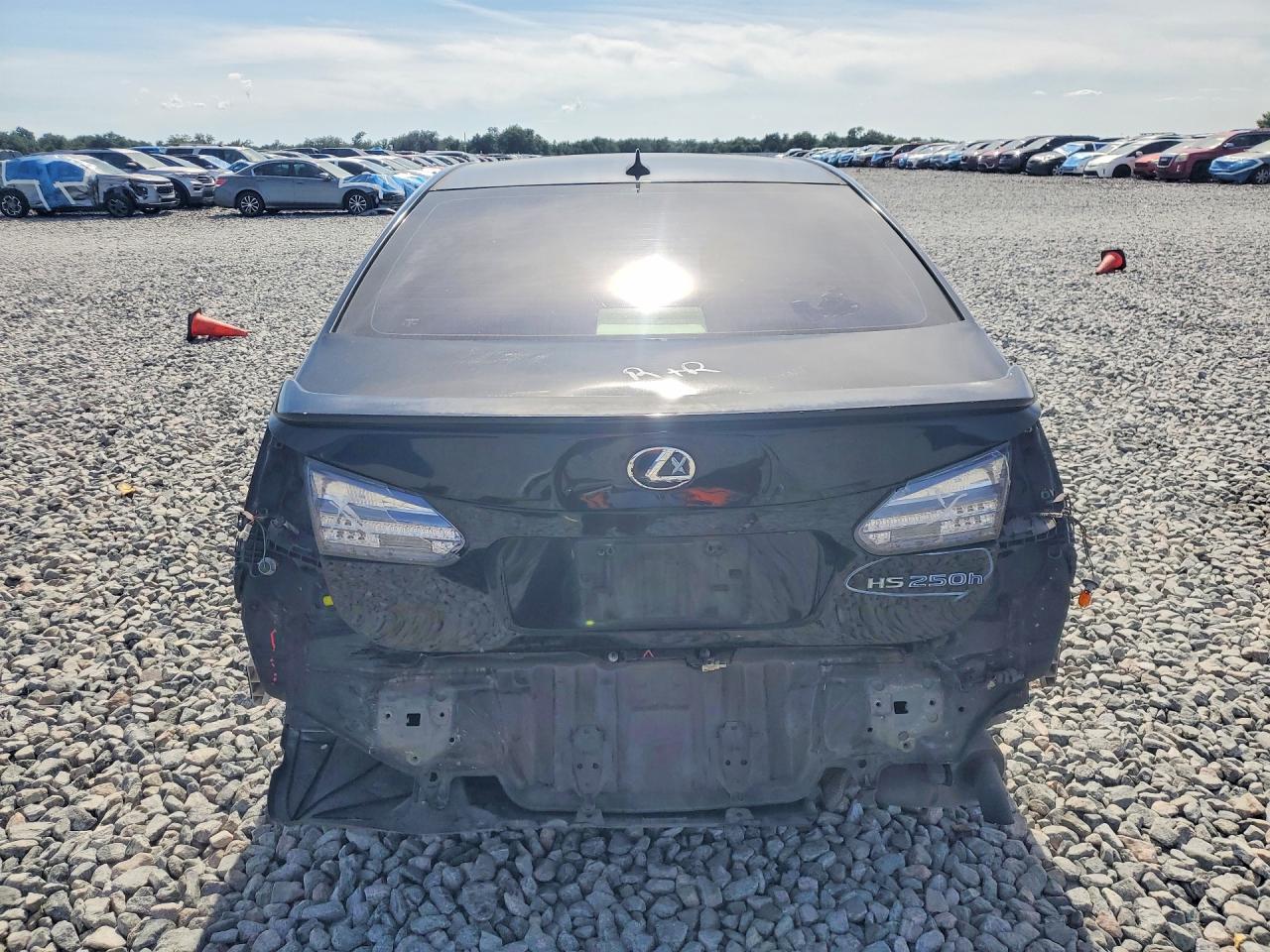 2011 Lexus Hs 250h Black vin: JTHBB1BA4B2047116