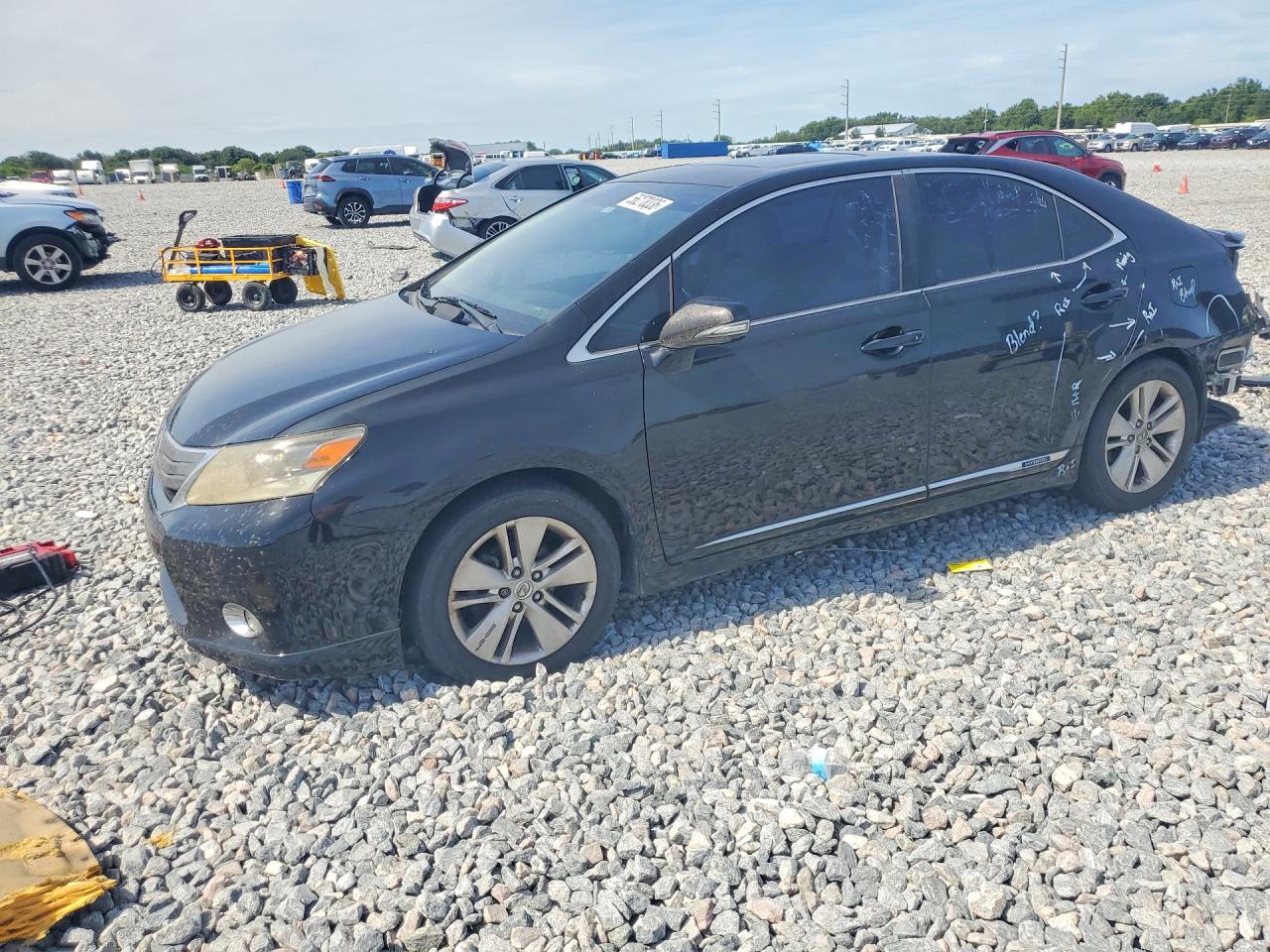 2011 Lexus Hs 250h Black vin: JTHBB1BA4B2047116