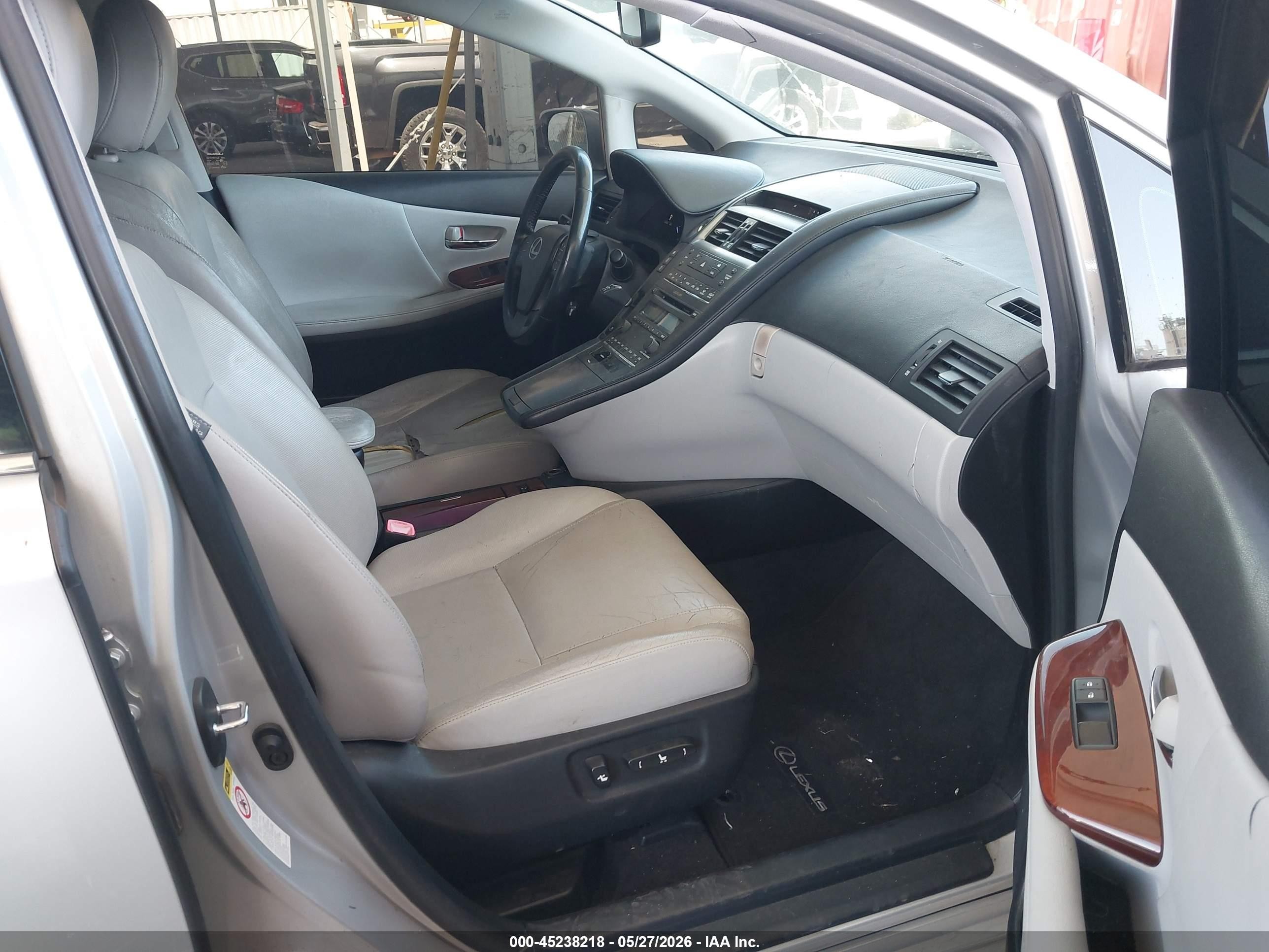 2012 Lexus Hs 250h   Gray vin: JTHBB1BA4C2050504