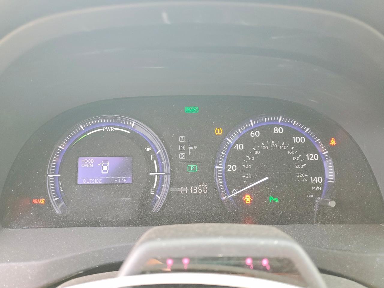 2010 Lexus Hs 250h Silver vin: JTHBB1BA5A2003852
