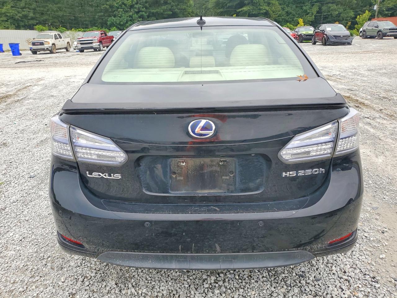 2010 Lexus Hs 250h Black vin: JTHBB1BA5A2004290