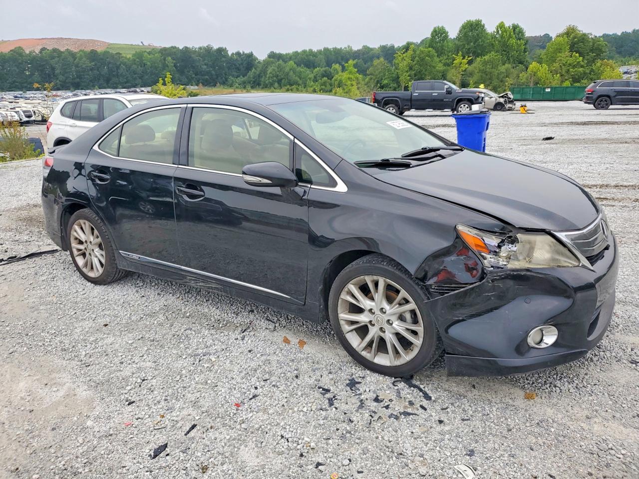 2010 Lexus Hs 250h Black vin: JTHBB1BA5A2004290