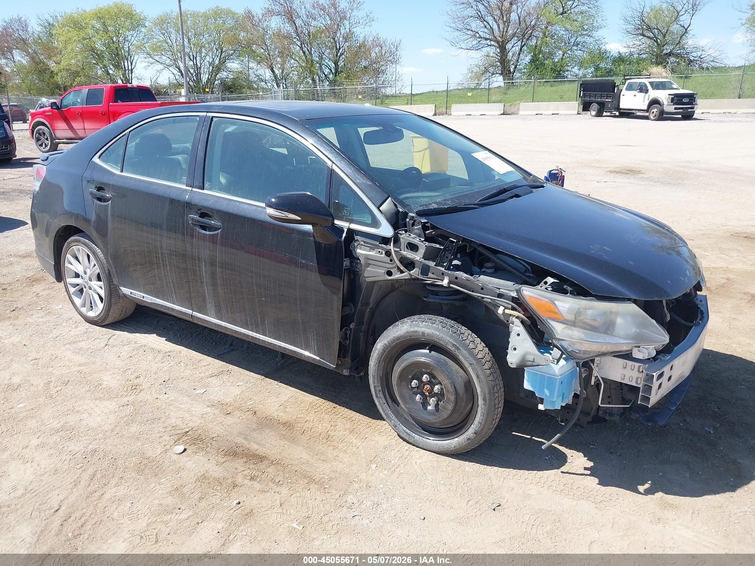 2010 Lexus Hs 250h Premium Black vin: JTHBB1BA5A2005245