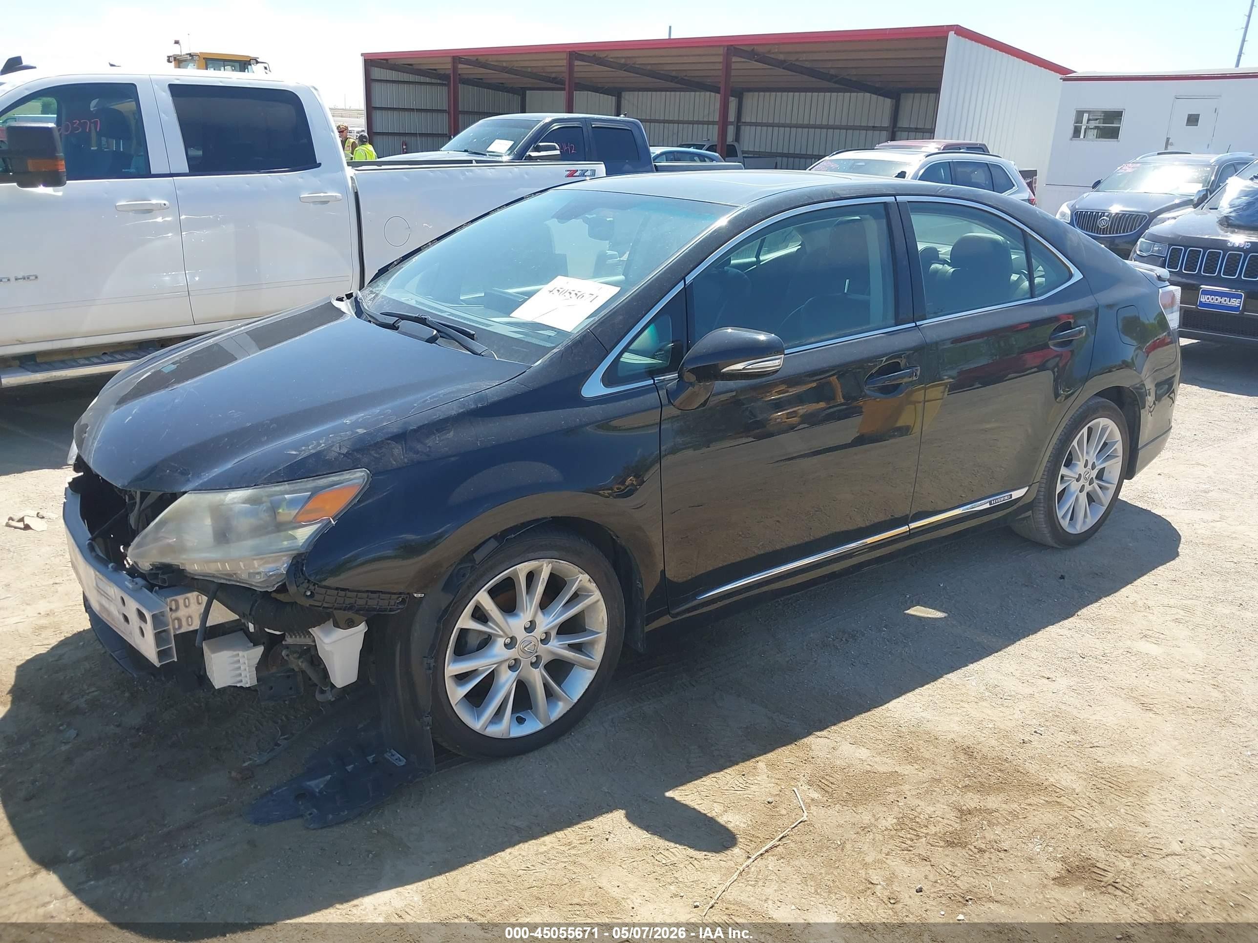 2010 Lexus Hs 250h Premium Black vin: JTHBB1BA5A2005245