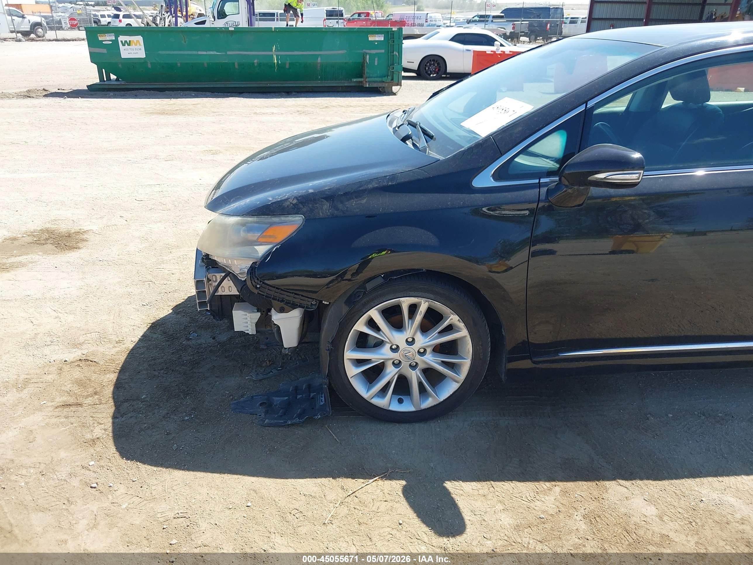 2010 Lexus Hs 250h Premium Black vin: JTHBB1BA5A2005245