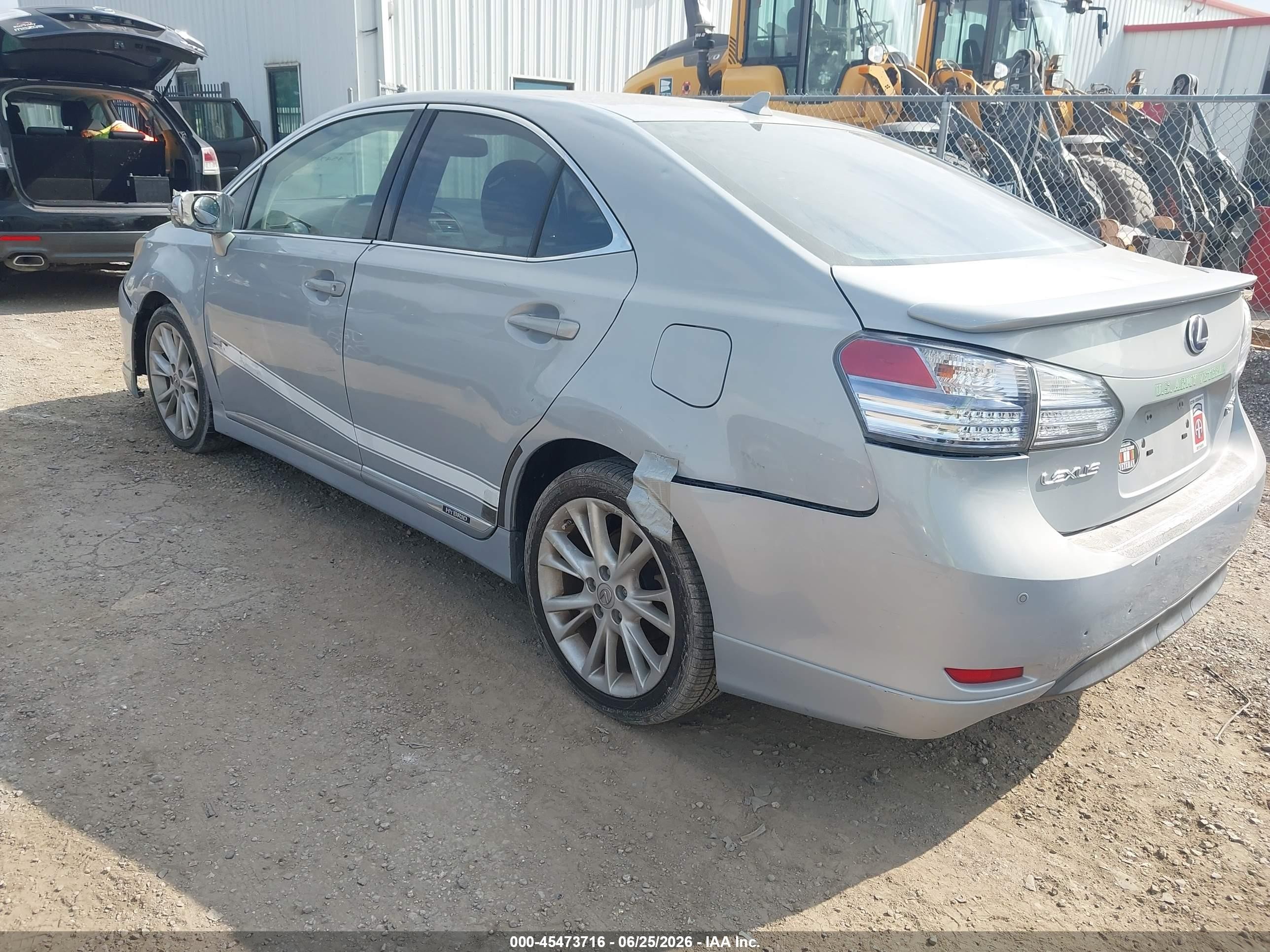 2010 Lexus Hs 250h Premium Silver vin: JTHBB1BA5A2006217