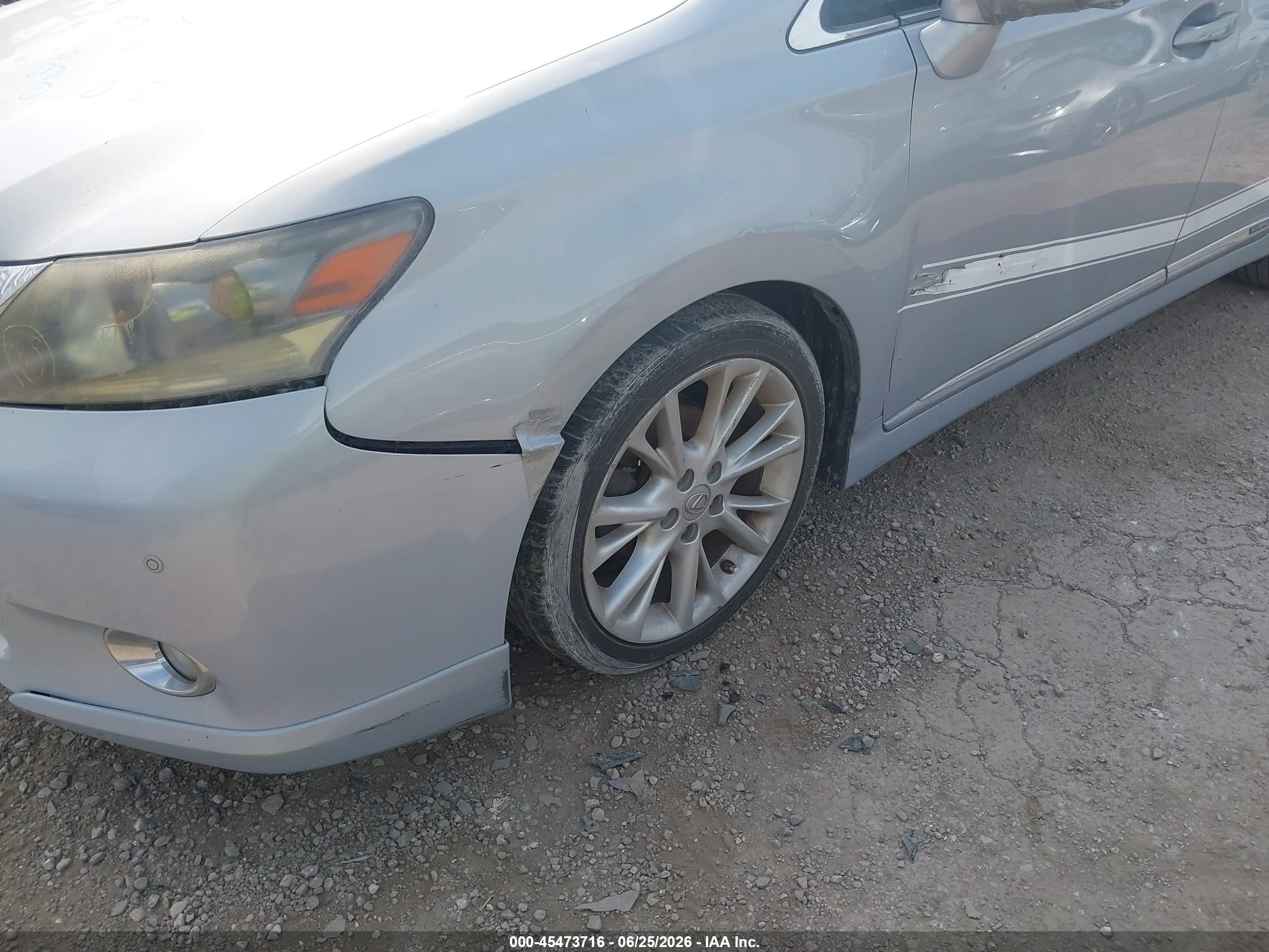2010 Lexus Hs 250h Premium Silver vin: JTHBB1BA5A2006217
