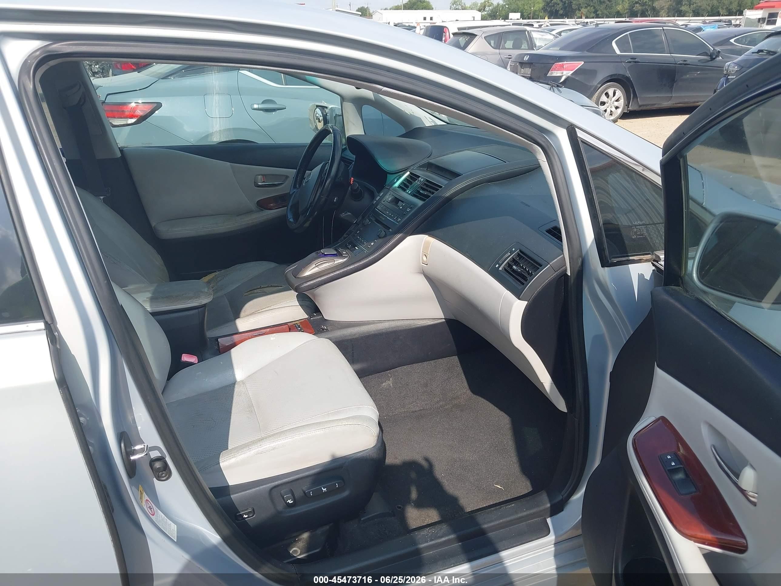 2010 Lexus Hs 250h Premium Silver vin: JTHBB1BA5A2006217