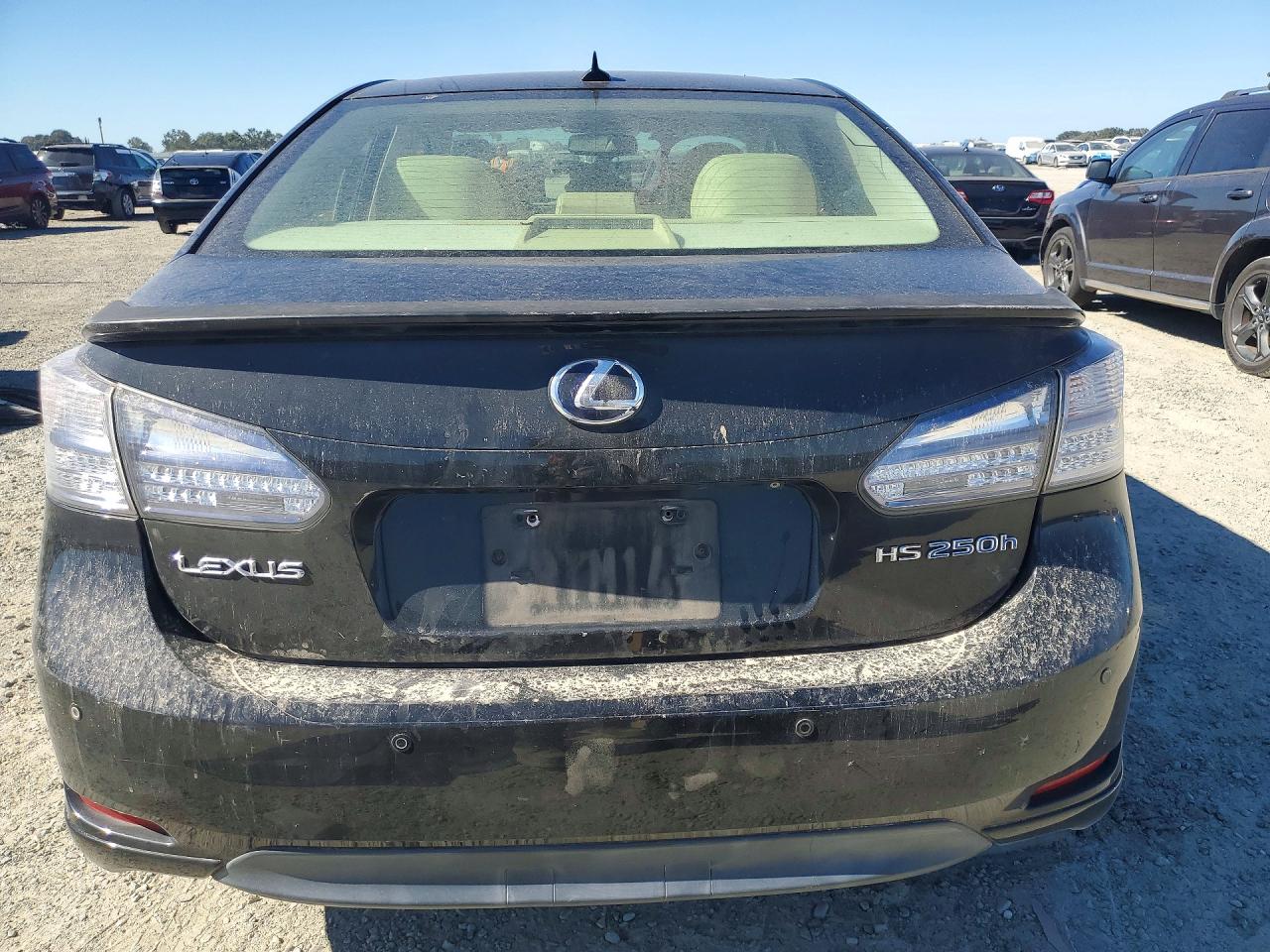 2010 Lexus Hs 250h Черный vin: JTHBB1BA5A2012809
