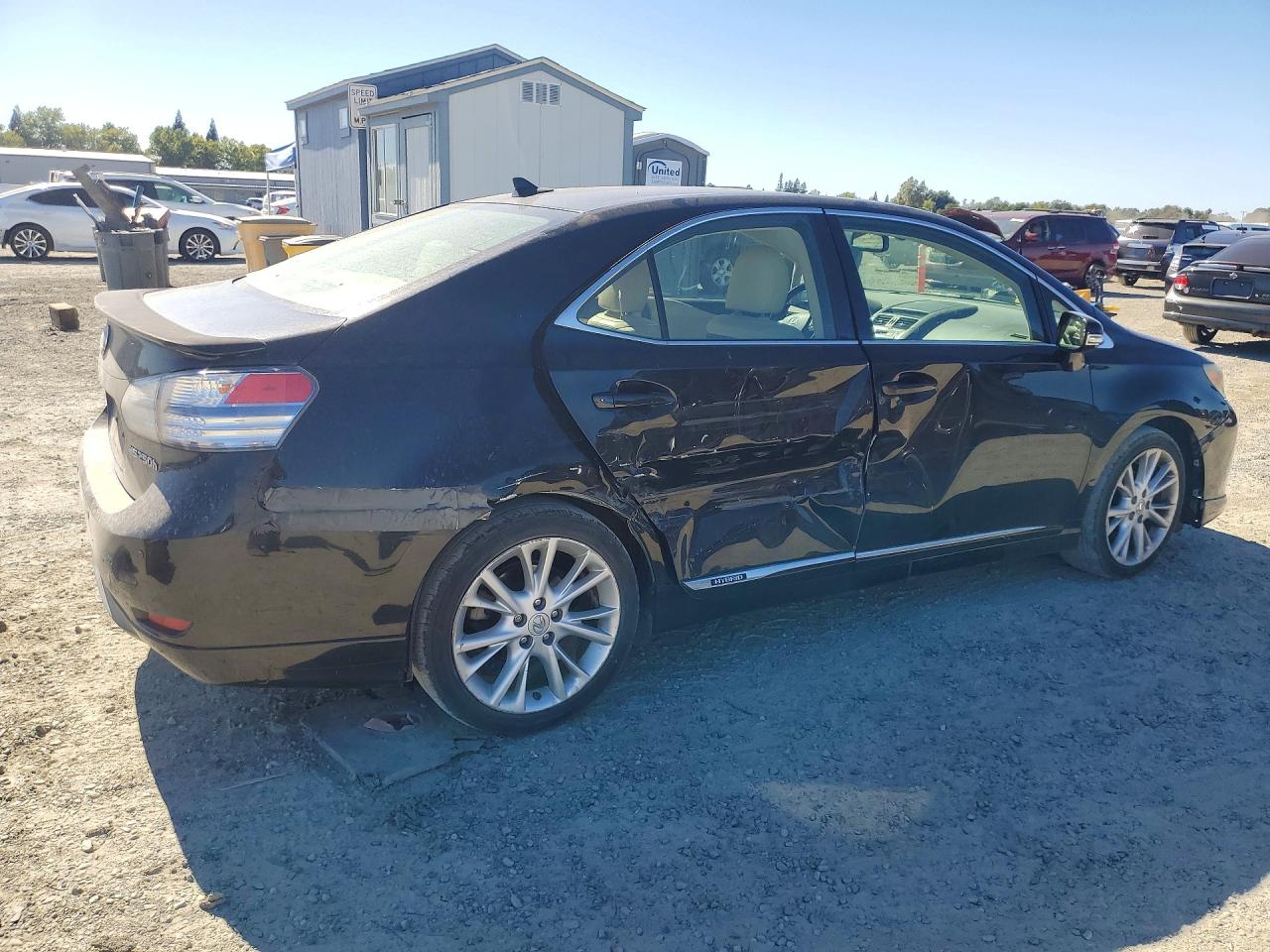 2010 Lexus Hs 250h Черный vin: JTHBB1BA5A2012809