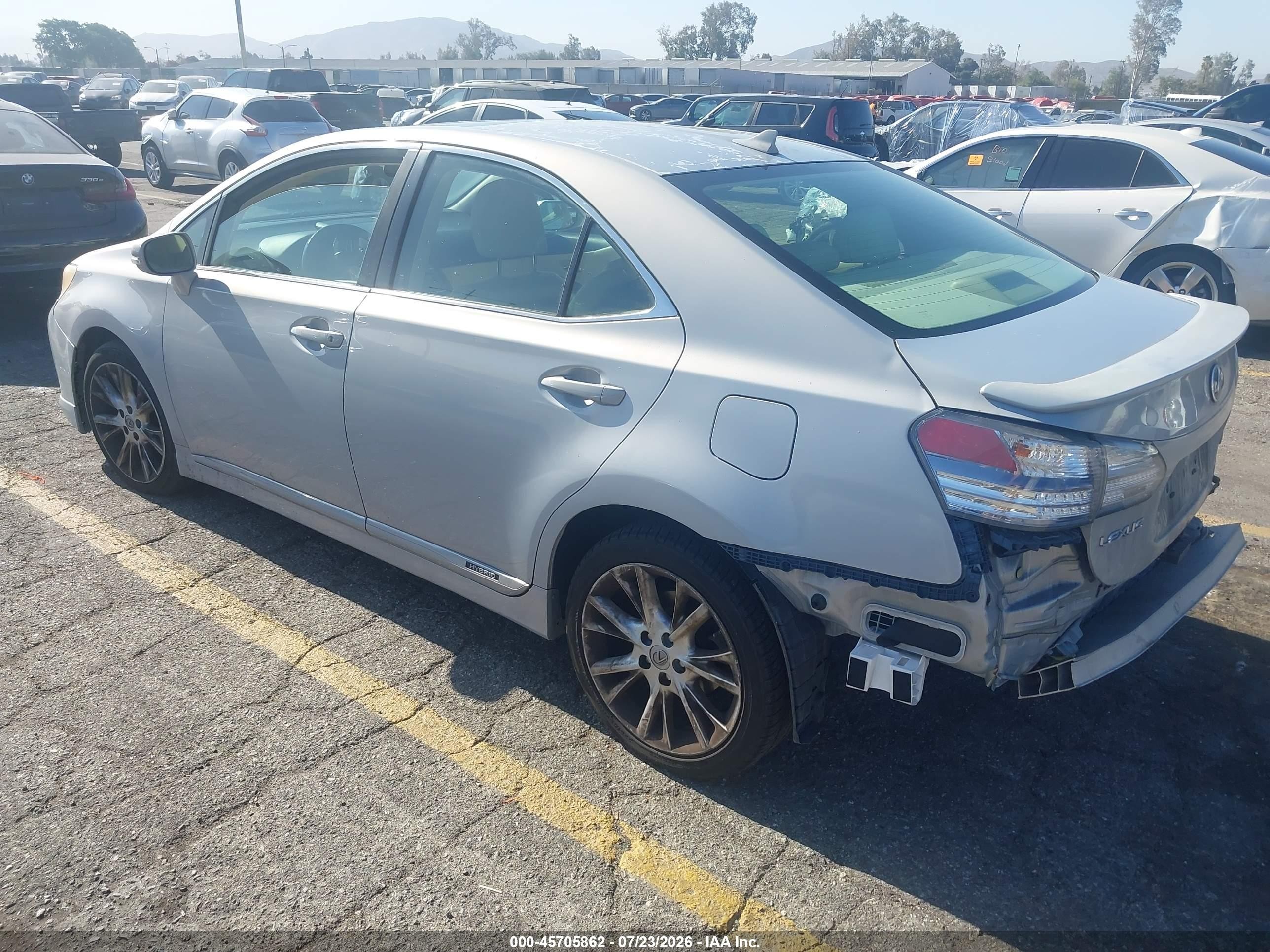 2010 Lexus Hs 250h Premium Silver vin: JTHBB1BA5A2021378