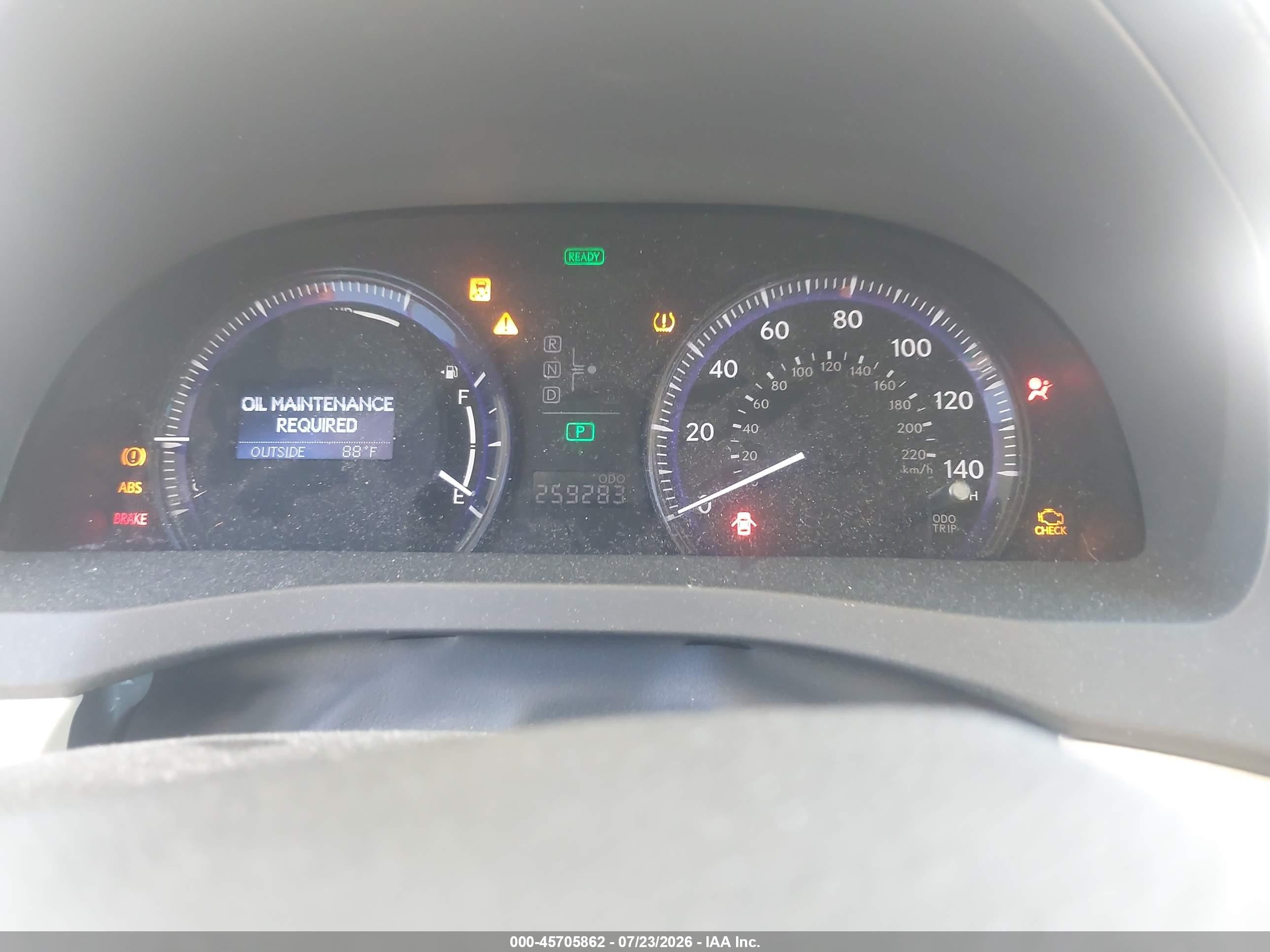 2010 Lexus Hs 250h Premium Silver vin: JTHBB1BA5A2021378