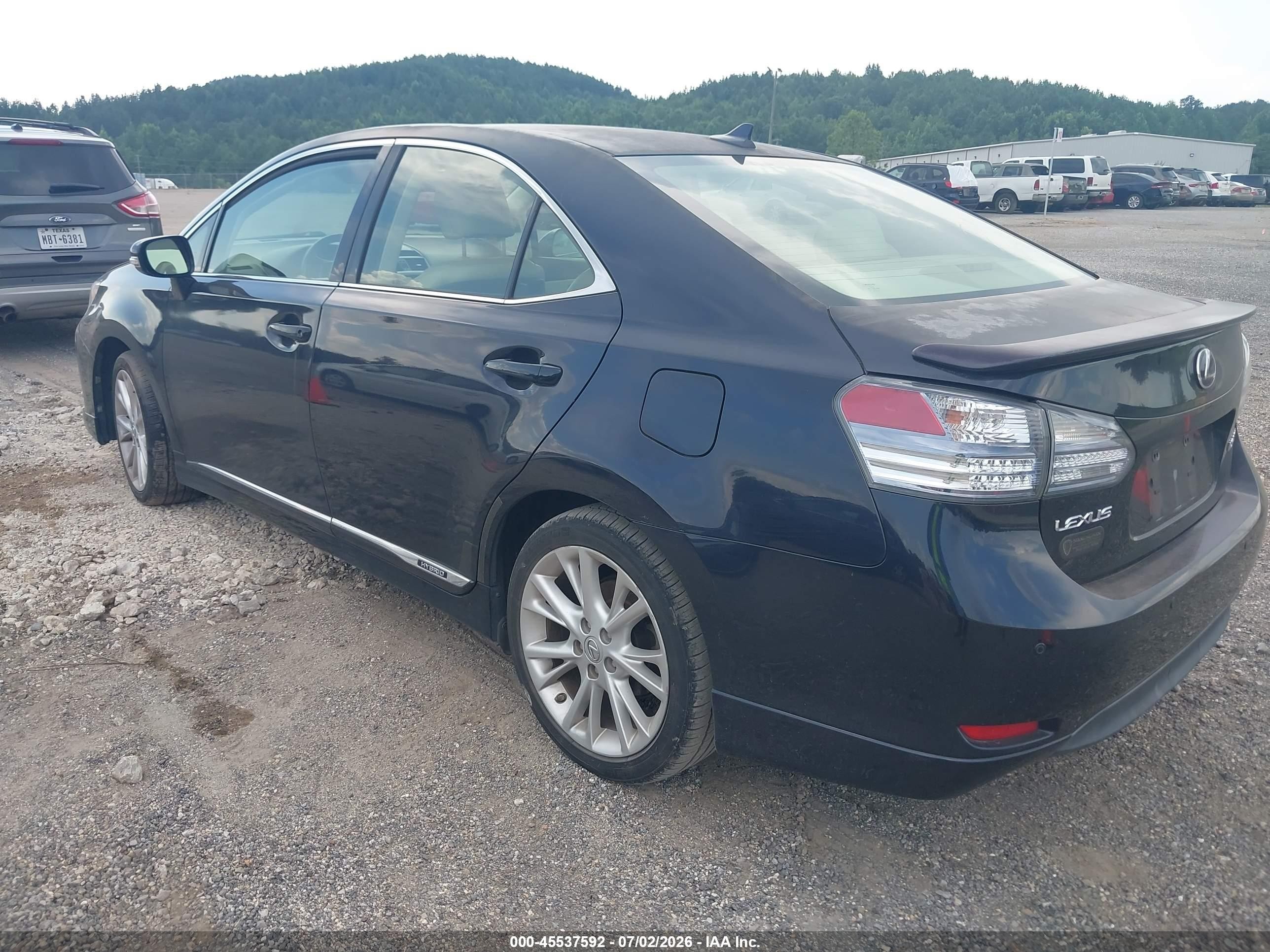 2010 Lexus Hs 250h Premium Blue vin: JTHBB1BA5A2022708