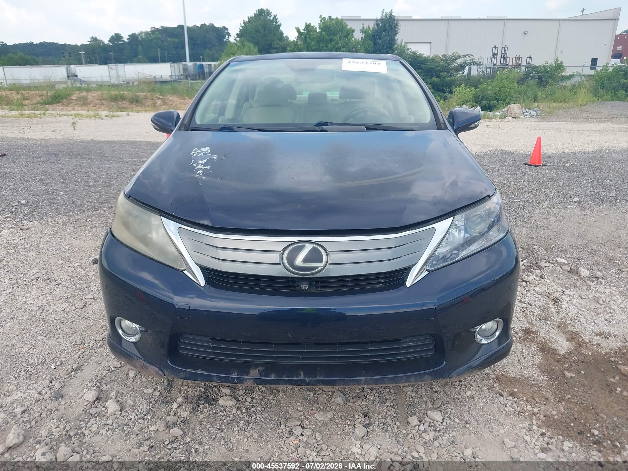 2010 Lexus Hs 250h Premium Blue vin: JTHBB1BA5A2022708