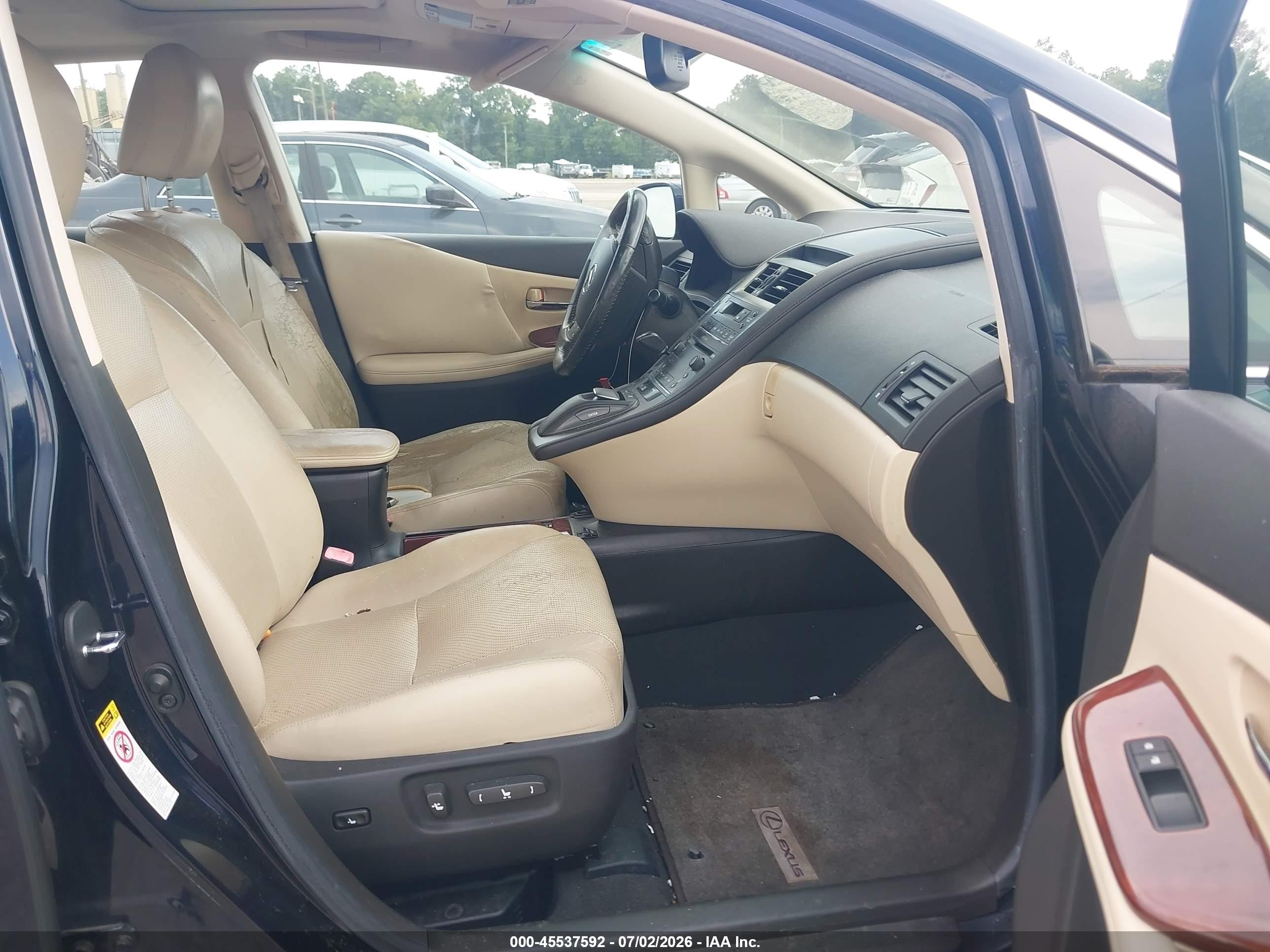 2010 Lexus Hs 250h Premium Blue vin: JTHBB1BA5A2022708