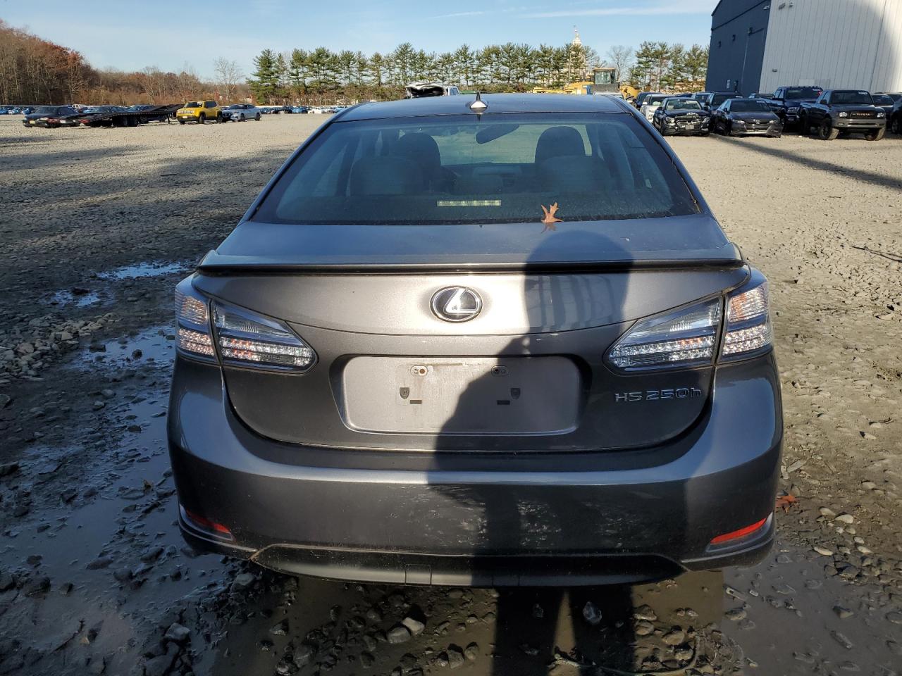 2012 Lexus Hs 250h Gray vin: JTHBB1BA5C2049832