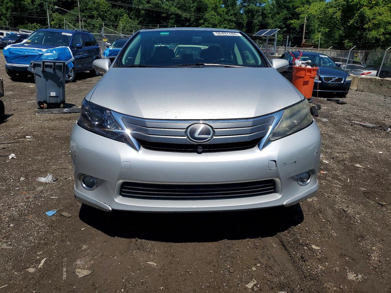 2010 Lexus Hs 250h Silver vin: JTHBB1BA6A2003455