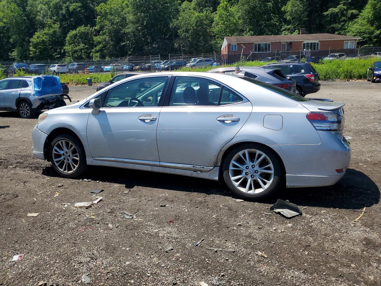 2010 Lexus Hs 250h Silver vin: JTHBB1BA6A2003455