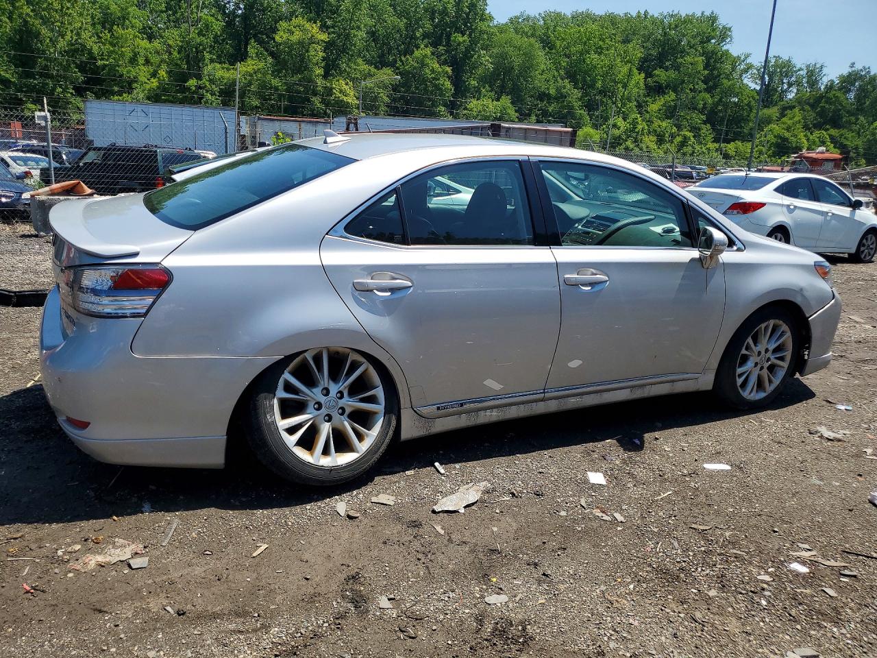 2010 Lexus Hs 250h Silver vin: JTHBB1BA6A2003455