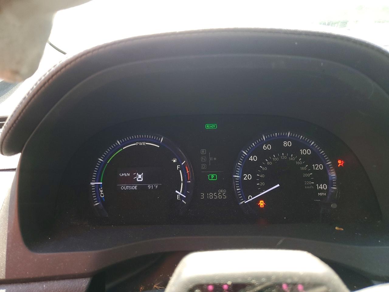 2010 Lexus Hs 250h Silver vin: JTHBB1BA6A2003455